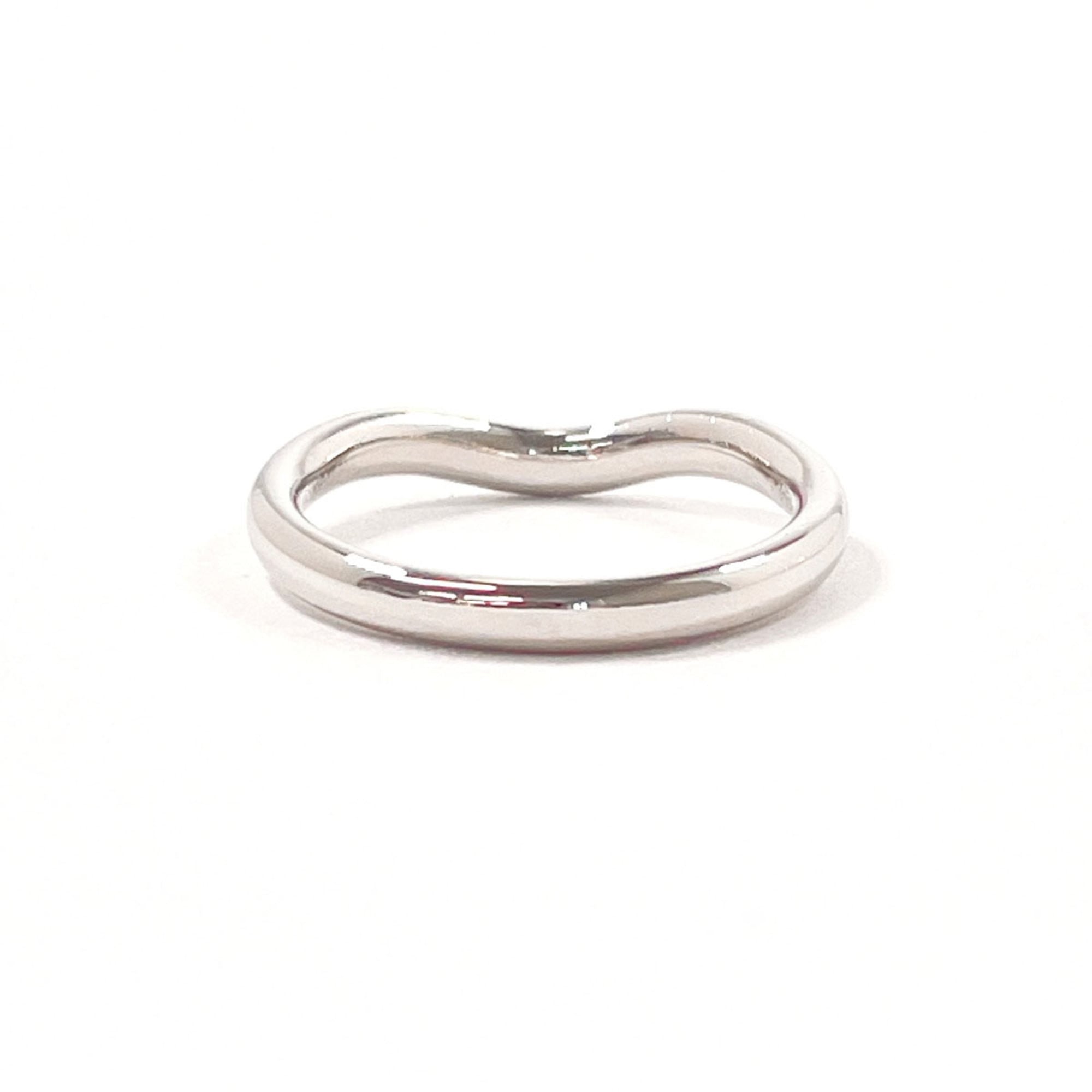 Tiffany Platinum Platinum 950 Band Ring (Pre-Owned)