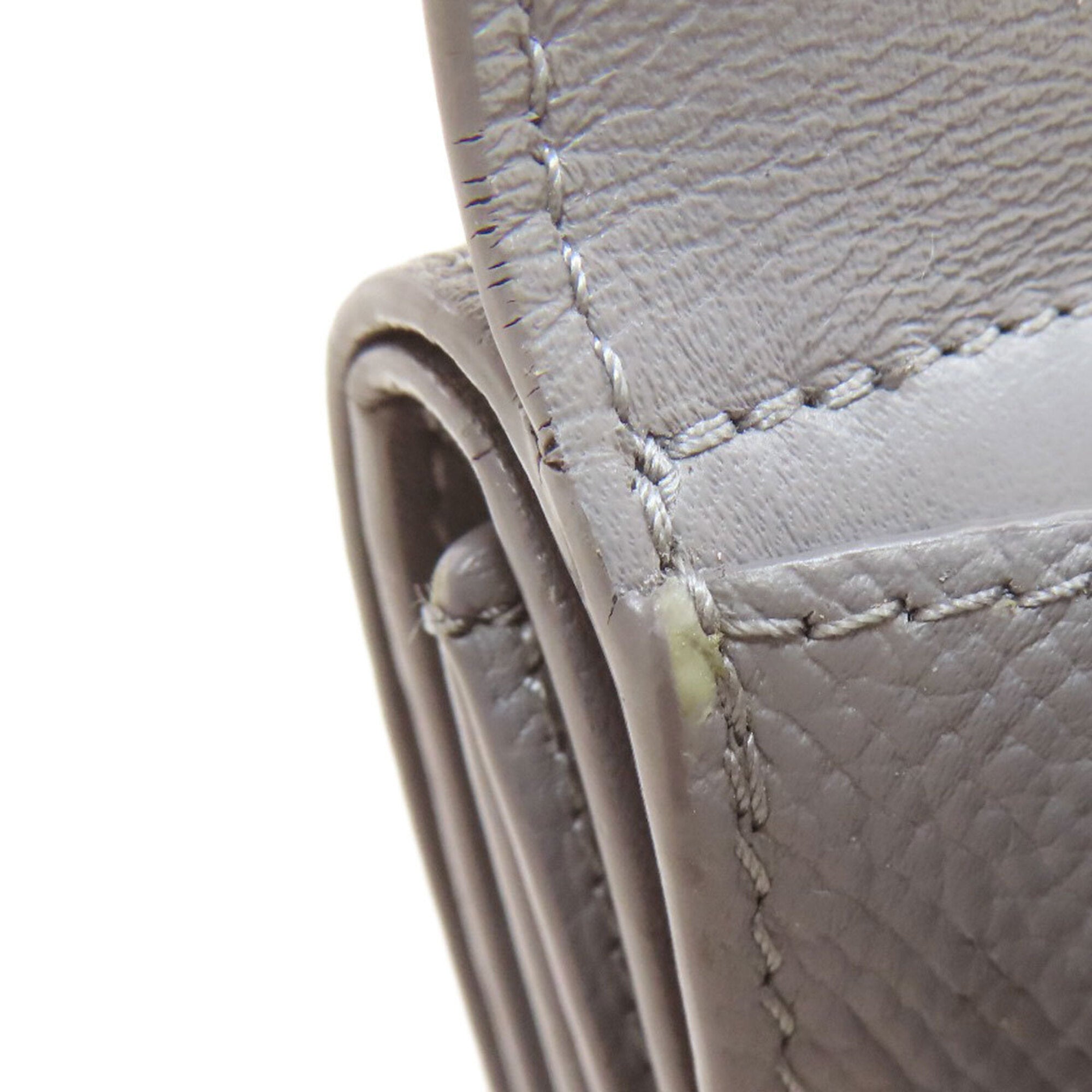 Loewe Gray Leather Wallet (Tri-Fold) (Pre-Owned)