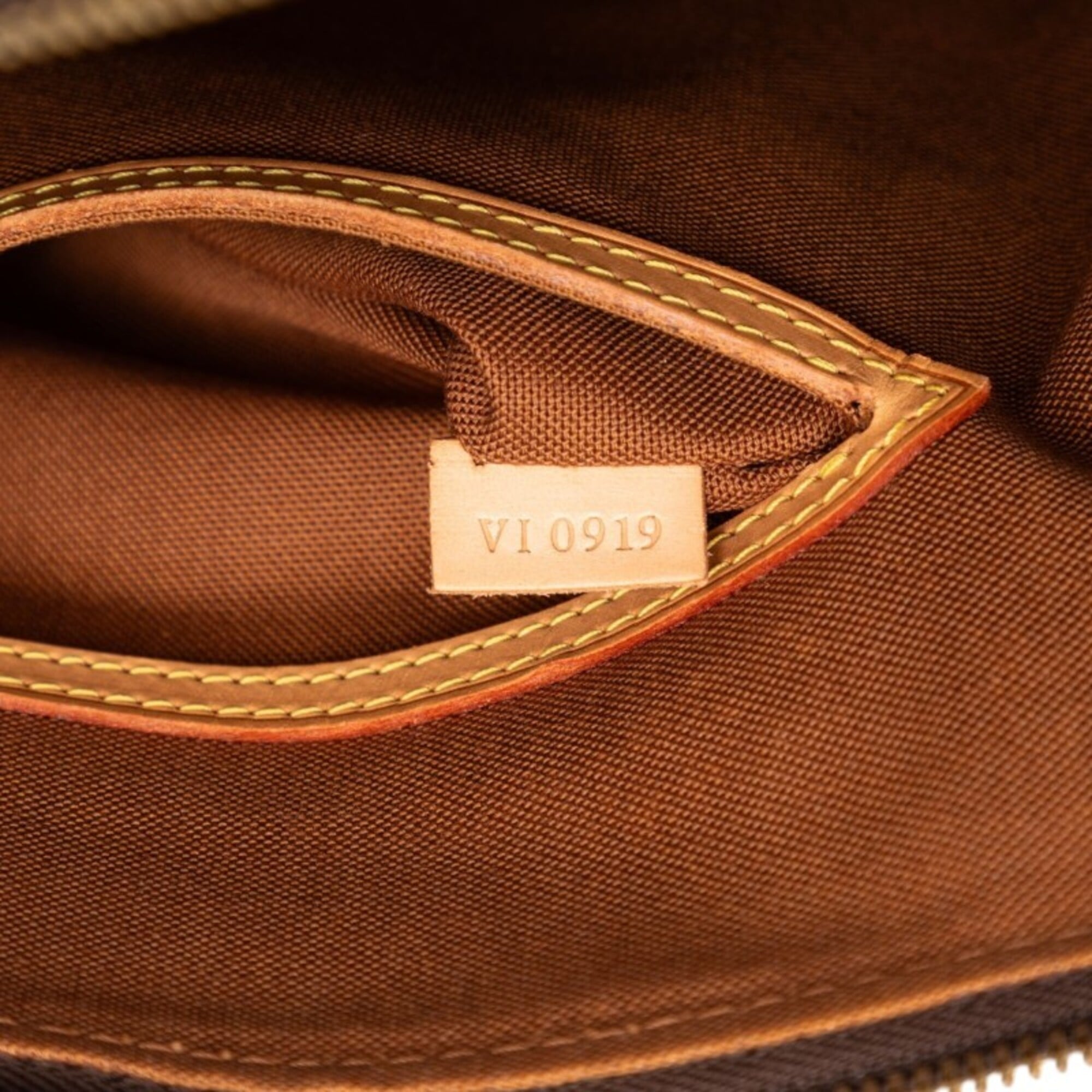 Louis Vuitton Brown Pvc Leather Handbag (Pre-Owned)