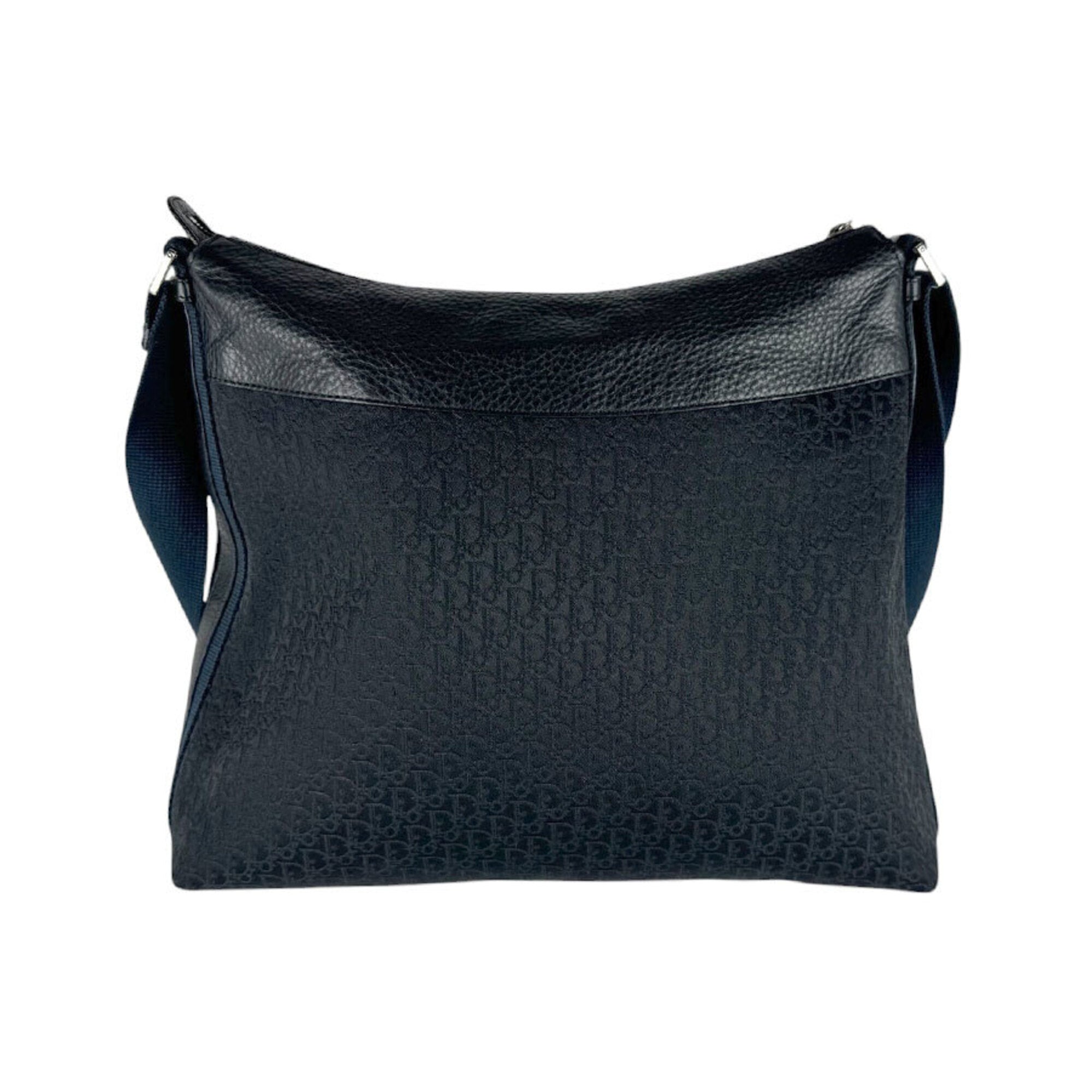 Christian Dior Black Nylon Canvas Shoulder Bag (Pre-Owned)