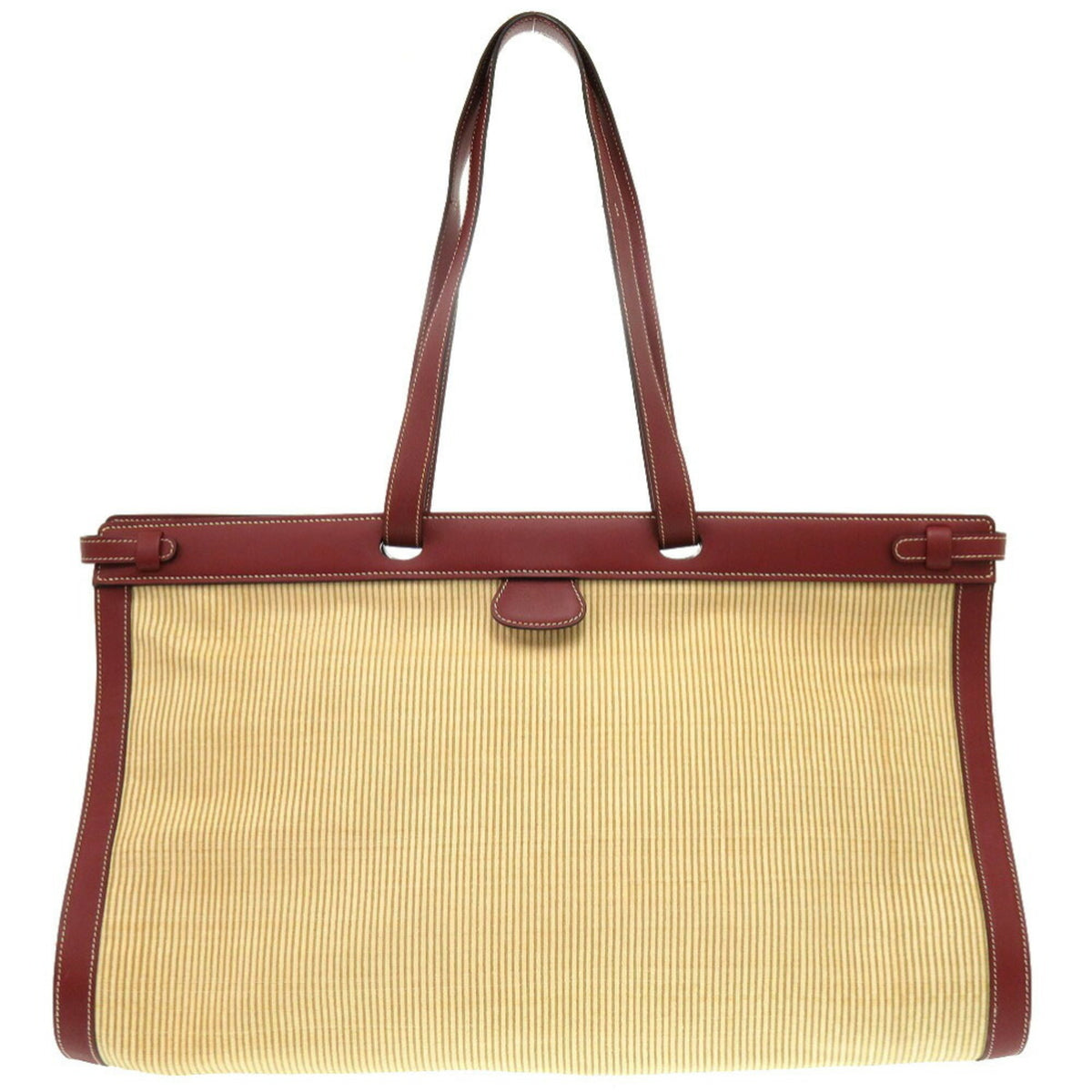 Hermes Rouge H Crinoline Tote Bag (Pre-Owned)