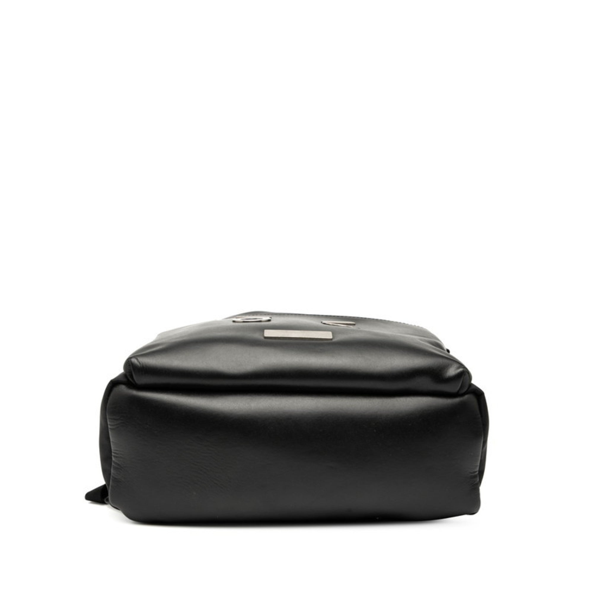 Fendi Black Leather Nylon Backpack (Pre-Owned)