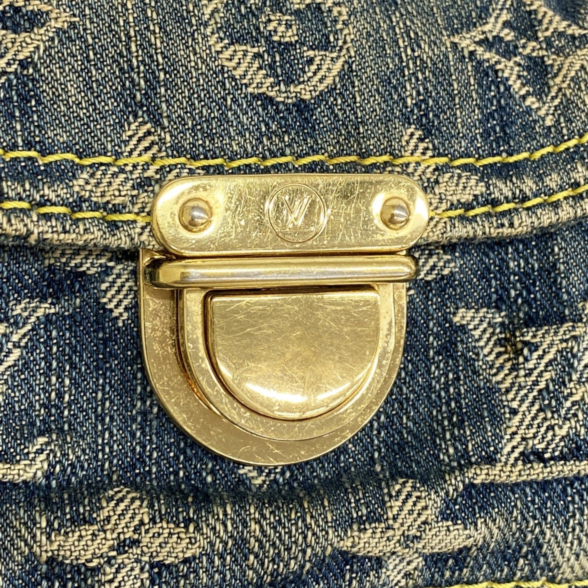 Louis Vuitton Blue Handbag (Pre-Owned)