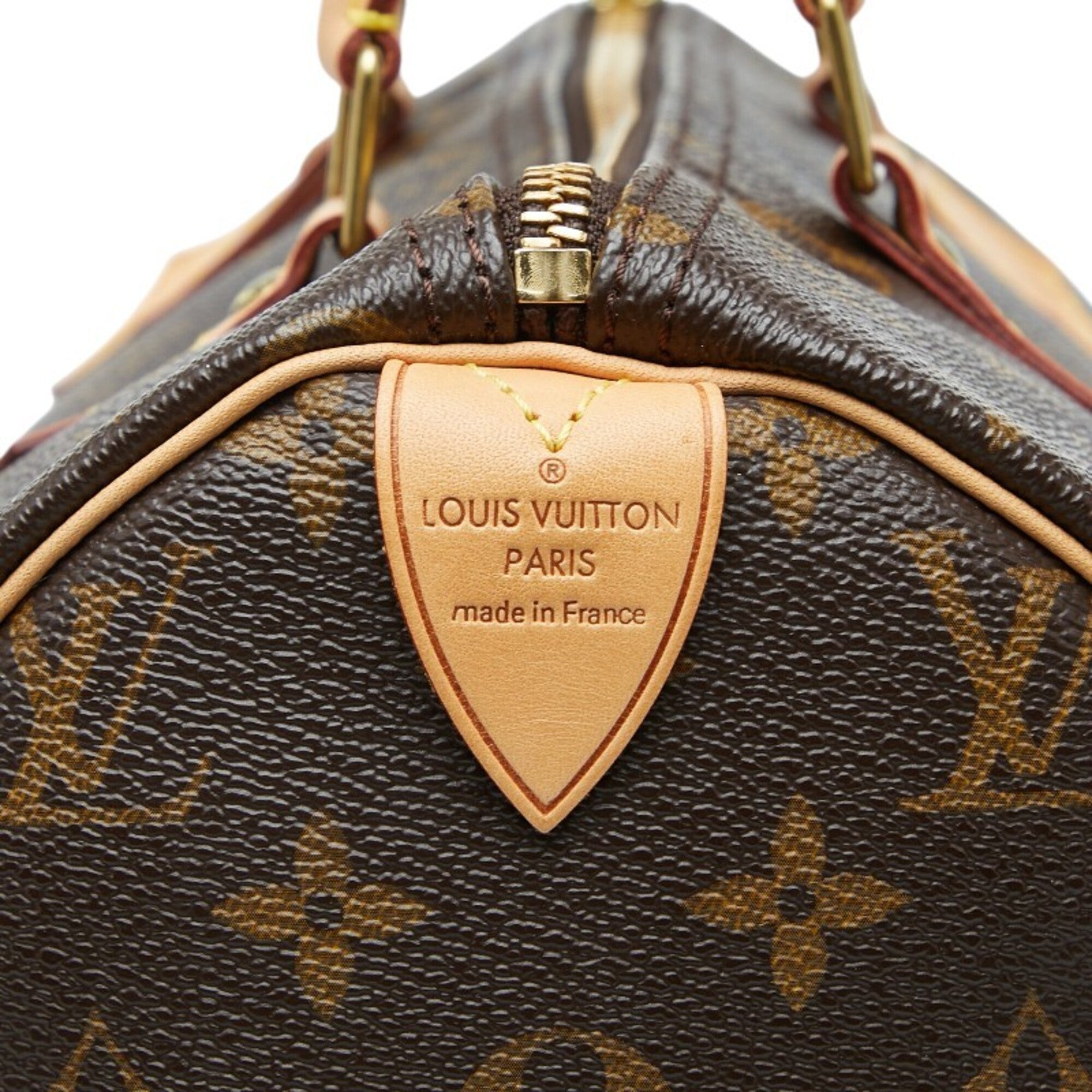 Louis Vuitton Brown Pvc Leather Boston Bag Handbag (Pre-Owned)