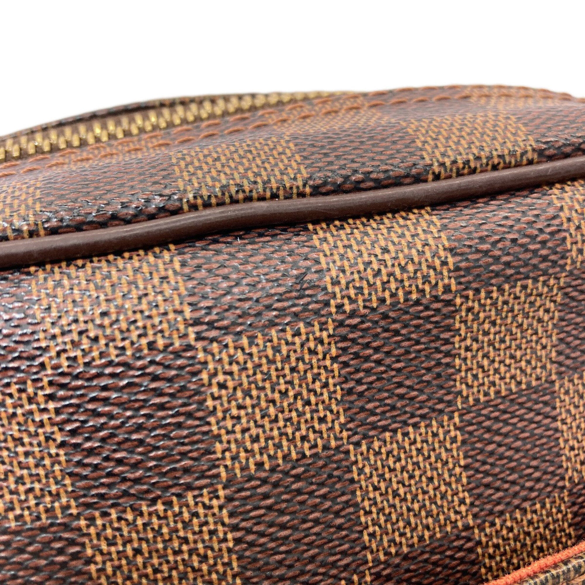 Louis Vuitton Damier Canvas Ebene Damier Canvas Shoulder Bag (Pre-Owned)