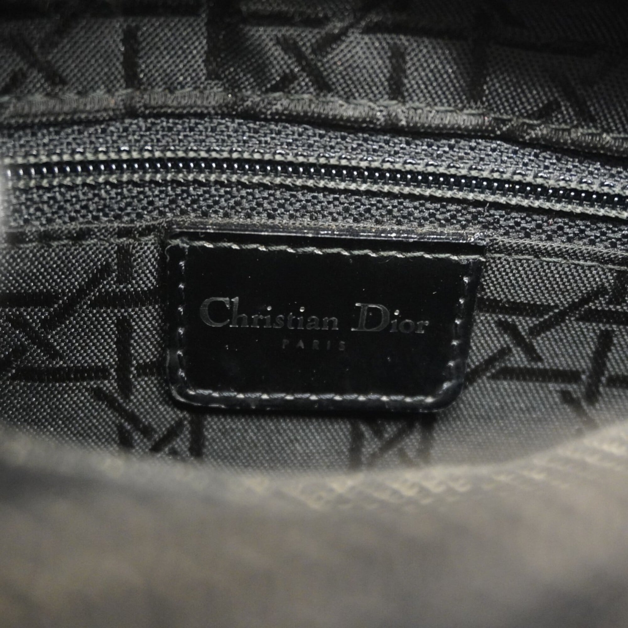 Christian Dior Black Denim Handbag (Pre-Owned)