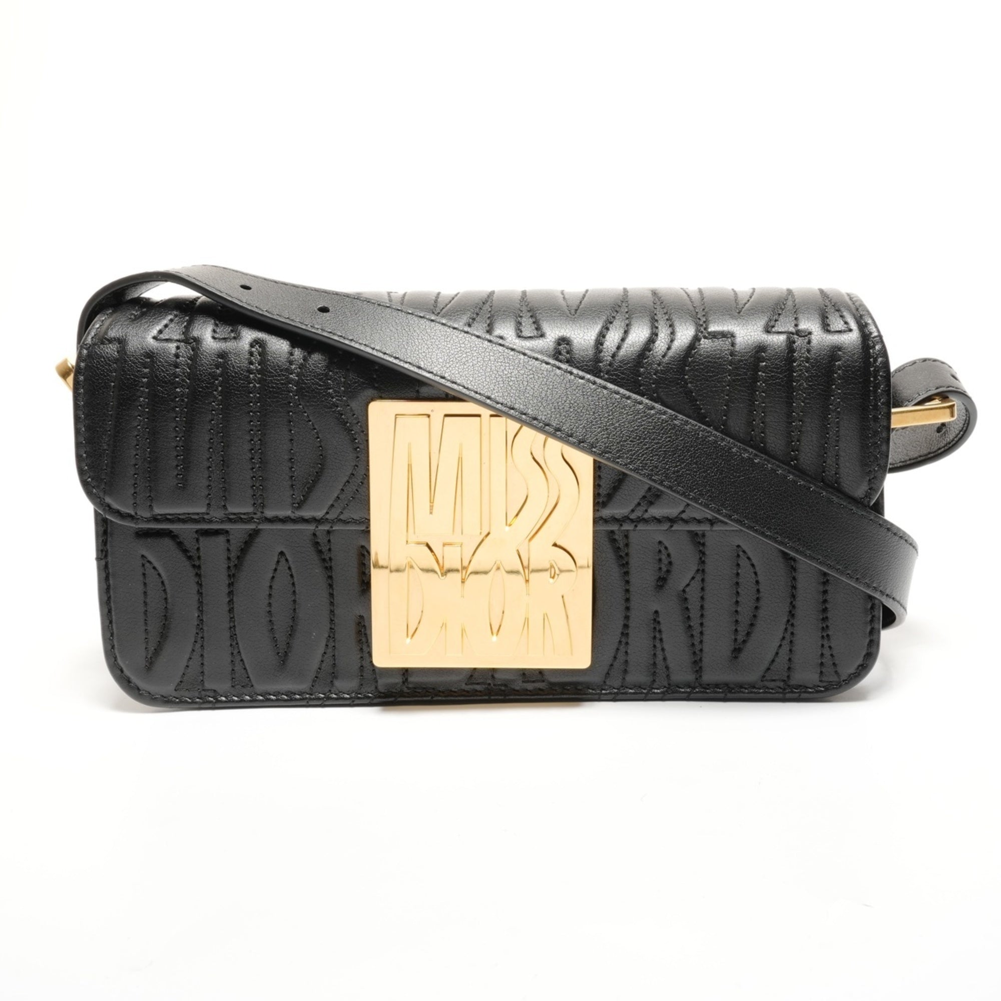 Christian Dior Miss Dior Black Shoulder Bag (Pre-Owned)