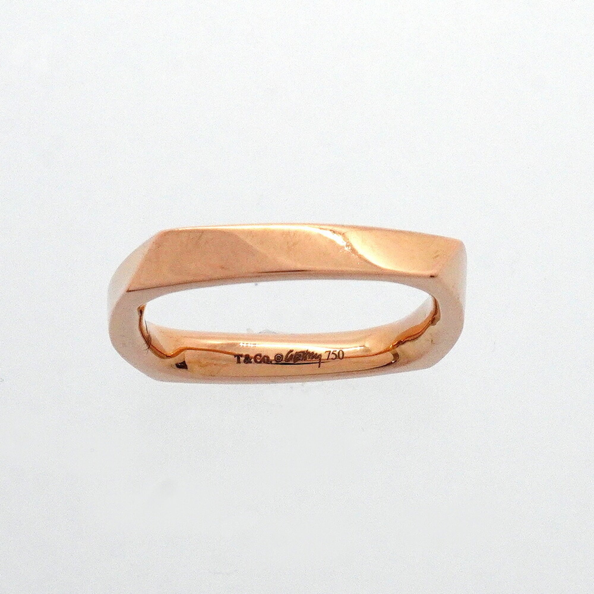 Tiffany Pink Gold (18K) Band Ring (Pre-Owned)