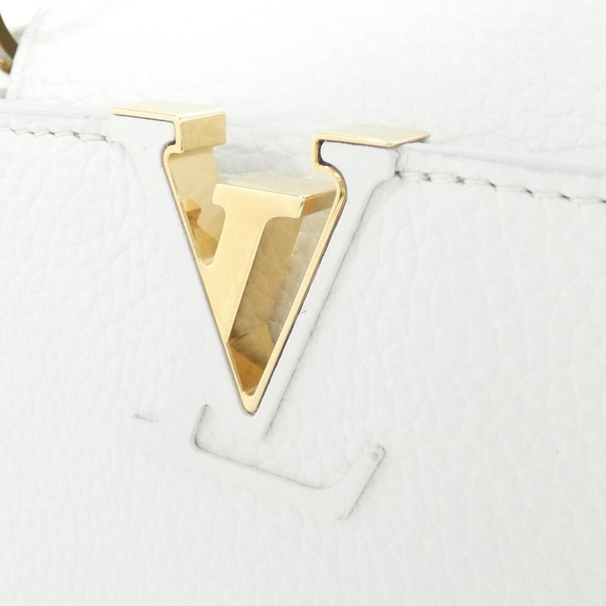 Louis Vuitton Blanc Handbag (Pre-Owned)