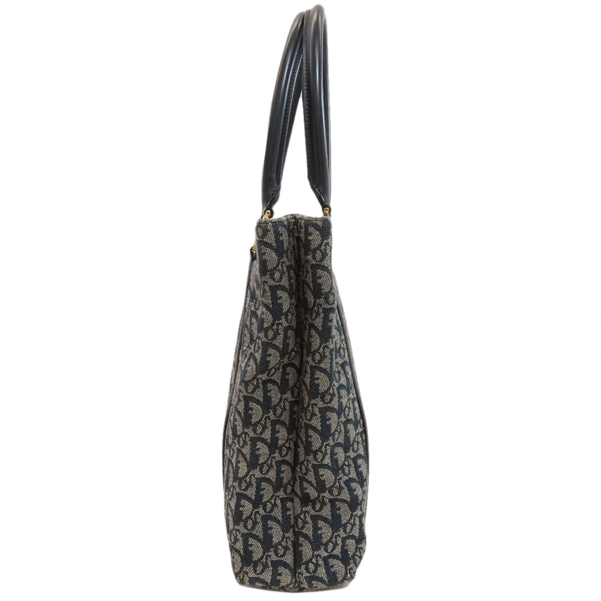 Christian Dior Navy Canvas Handbag (Pre-Owned)