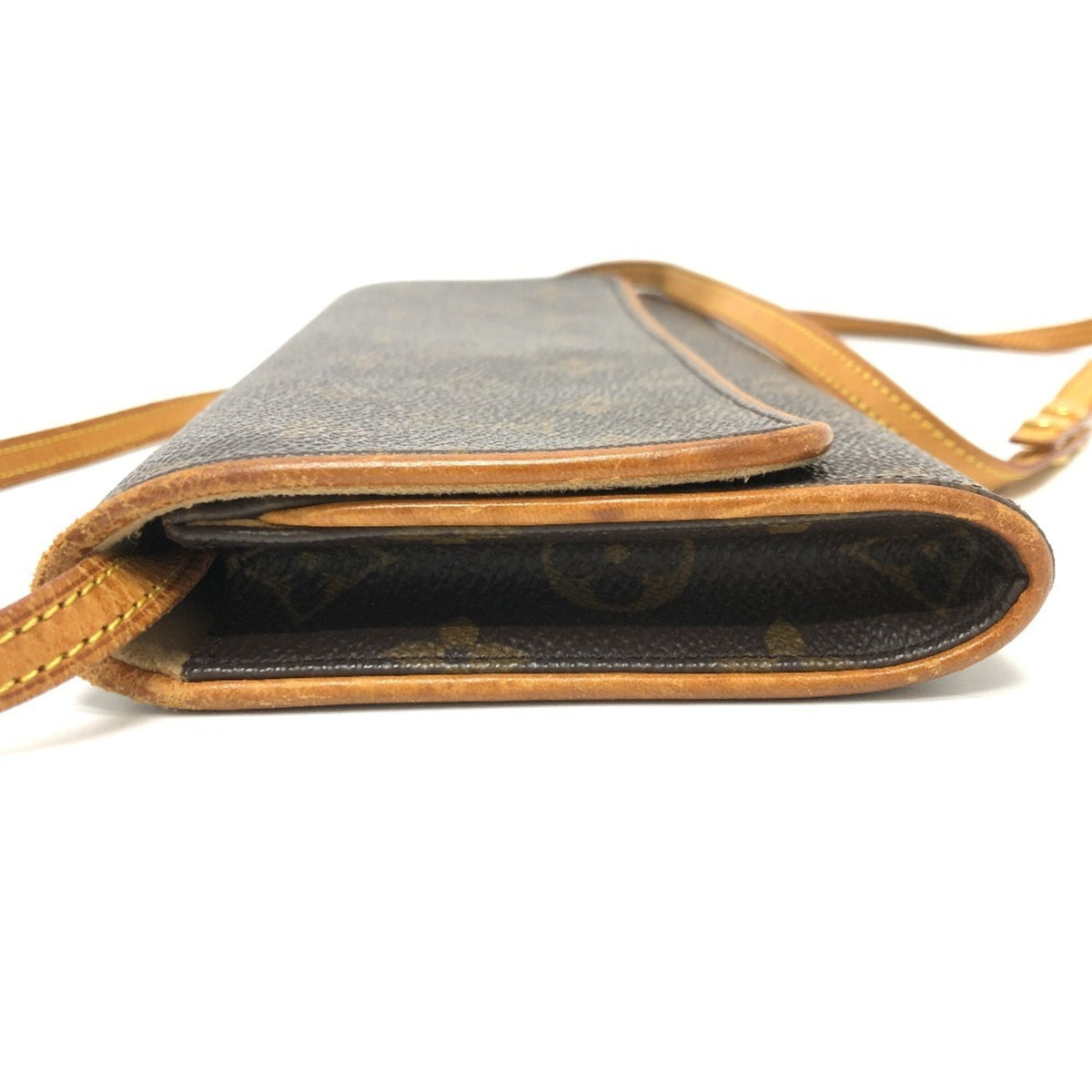 Louis Vuitton Monogram Brown Monogram Pochette Shoulder Bag (Pre-Owned)