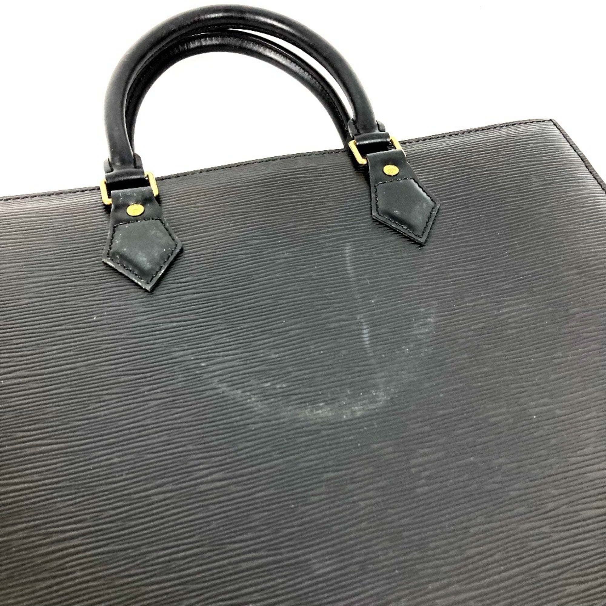 Louis Vuitton Black Epi Leather Handbag Tote Bag (Pre-Owned)