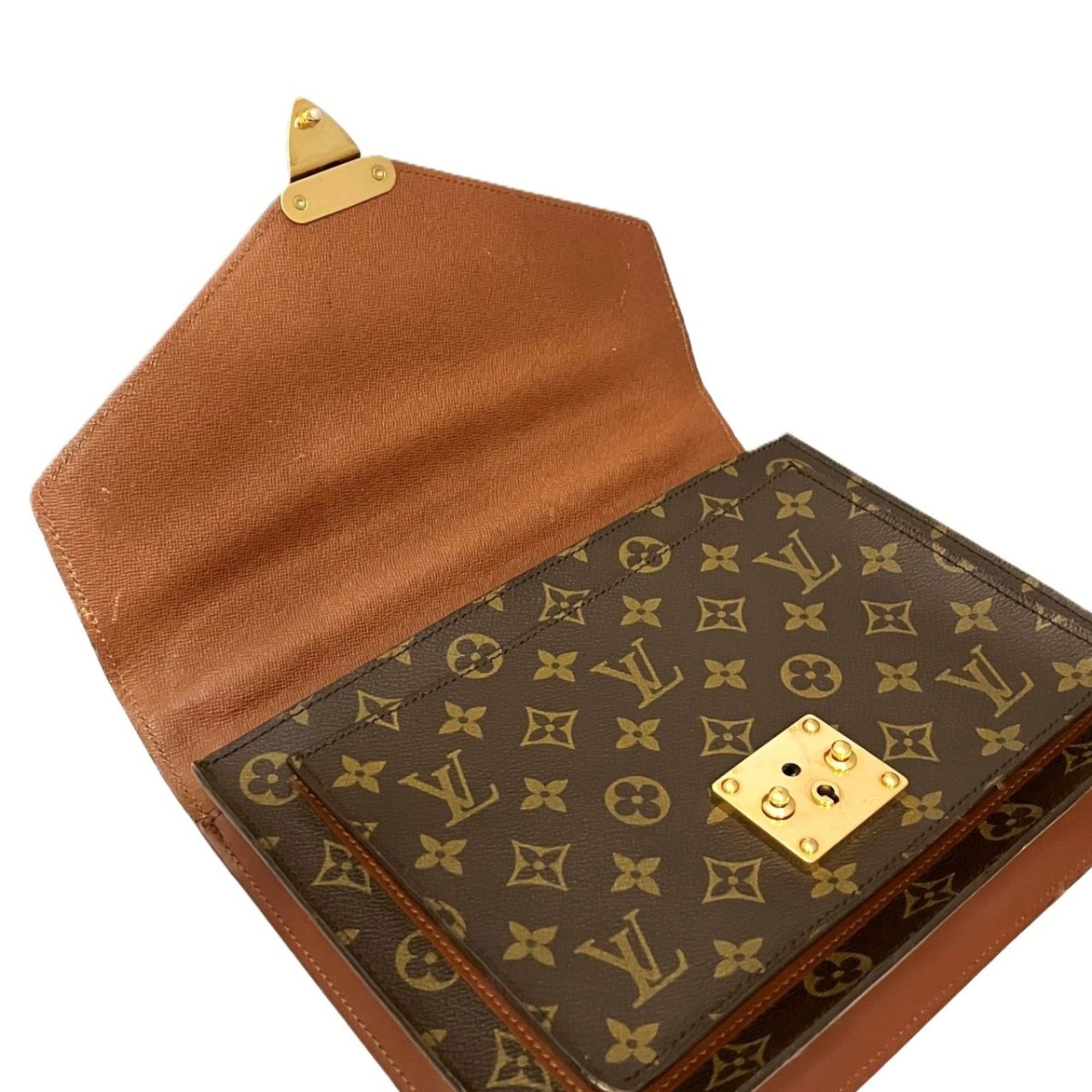 Louis Vuitton Monogram Brown Monogram Briefcase (Pre-Owned)