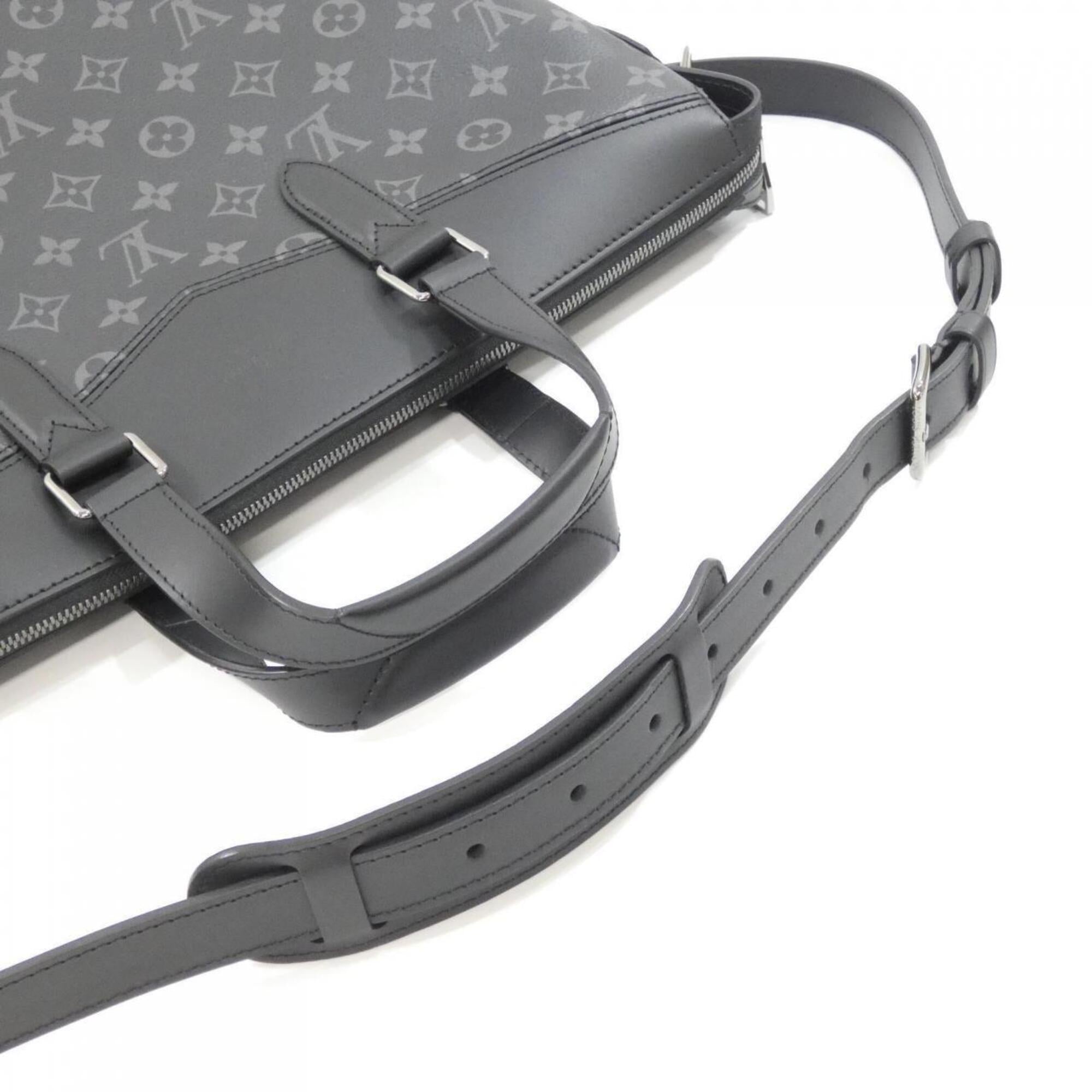 Louis Vuitton Monogram Eclipse Black Monogram Eclipse Monogram Eclipse Briefcase Handbag (Pre-Owned)