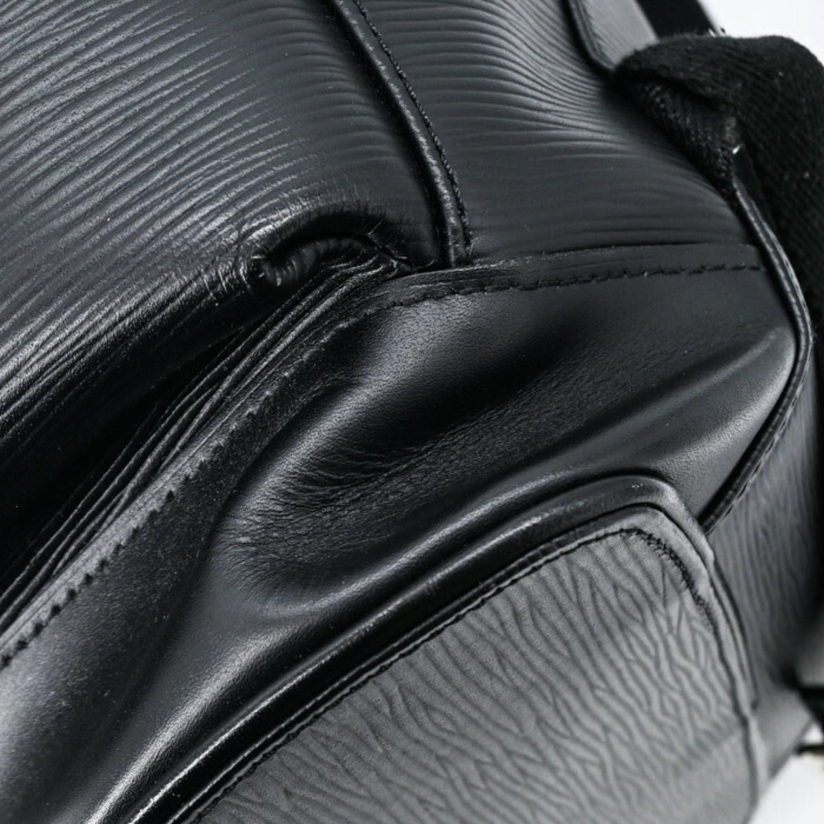 Louis Vuitton Epi Black Epi Leather Backpack (Pre-Owned)
