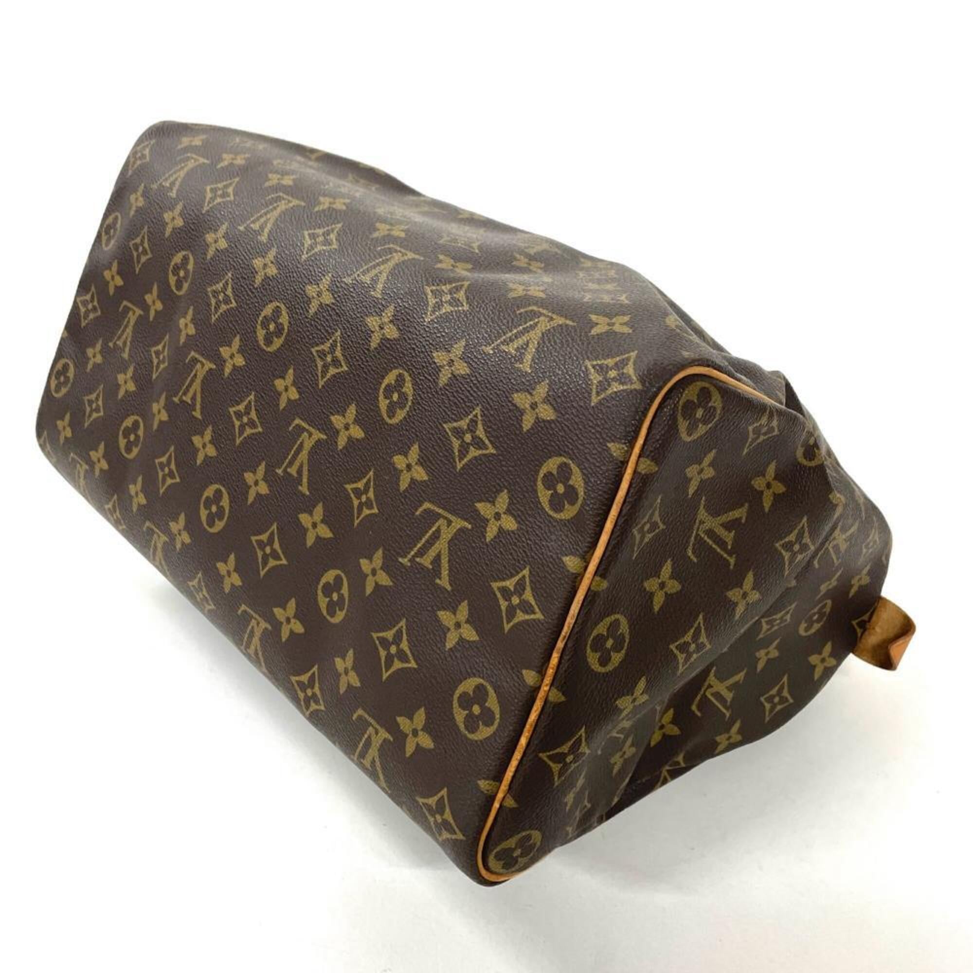 Louis Vuitton Brown Monogram Canvas Handbag (Pre-Owned)