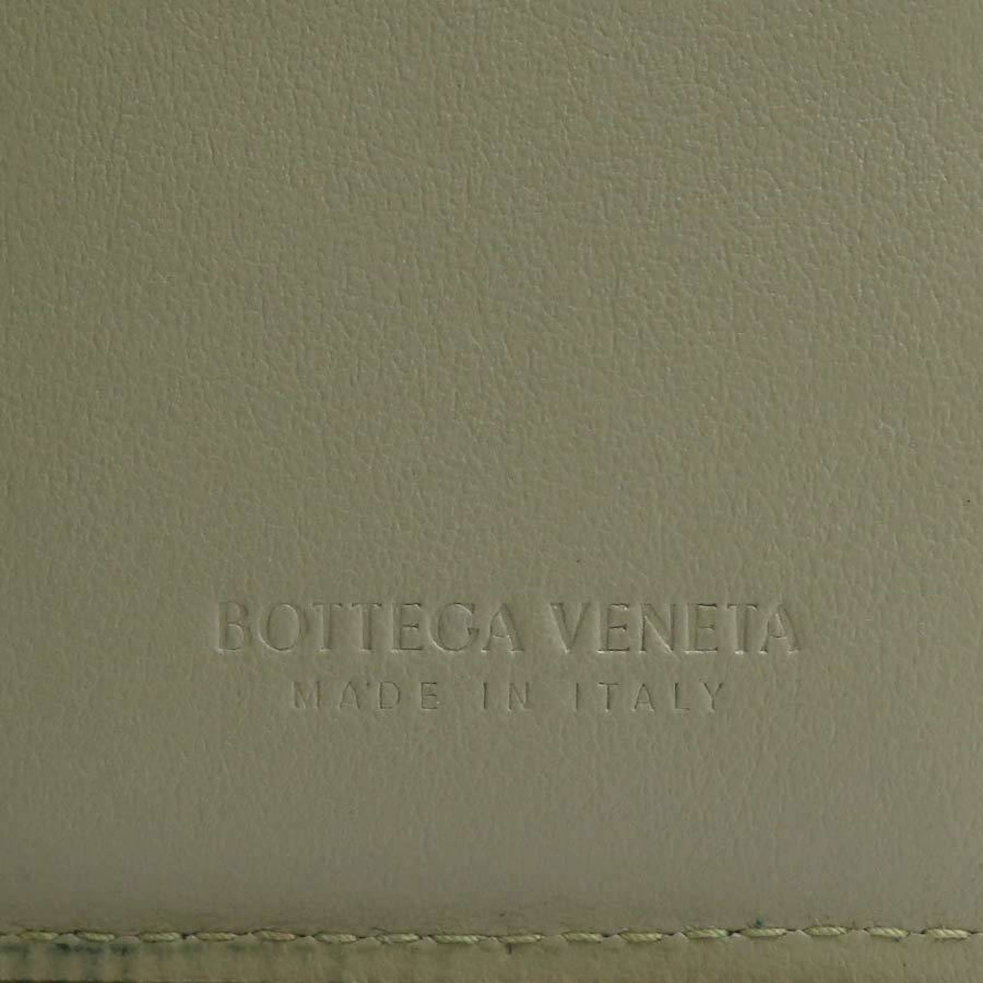 Bottega Veneta Green Leather Wallet (Bi-Fold) (Pre-Owned)