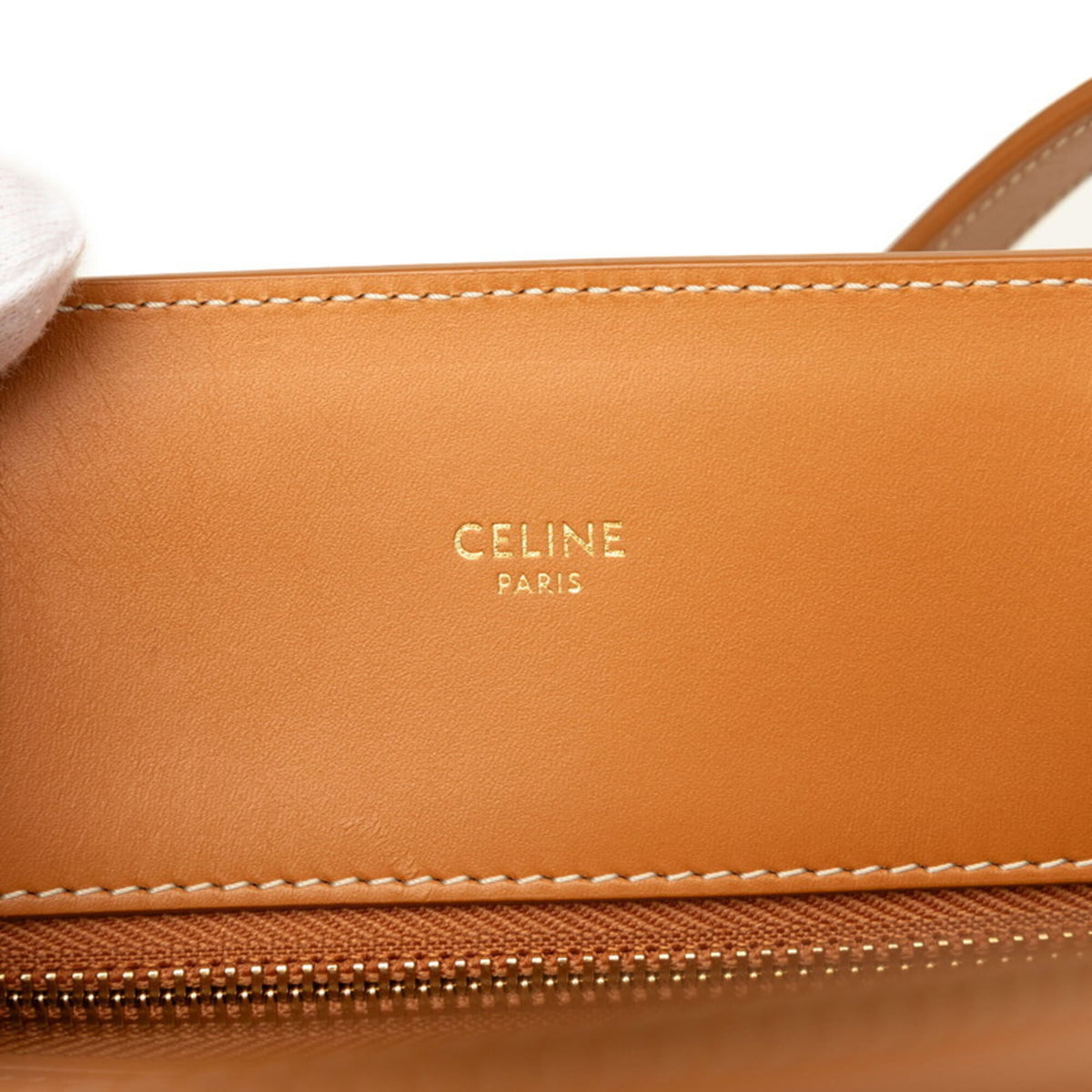 Celine Brown Ivory Ivory Handbag Shoulder Bag (Pre-Owned)