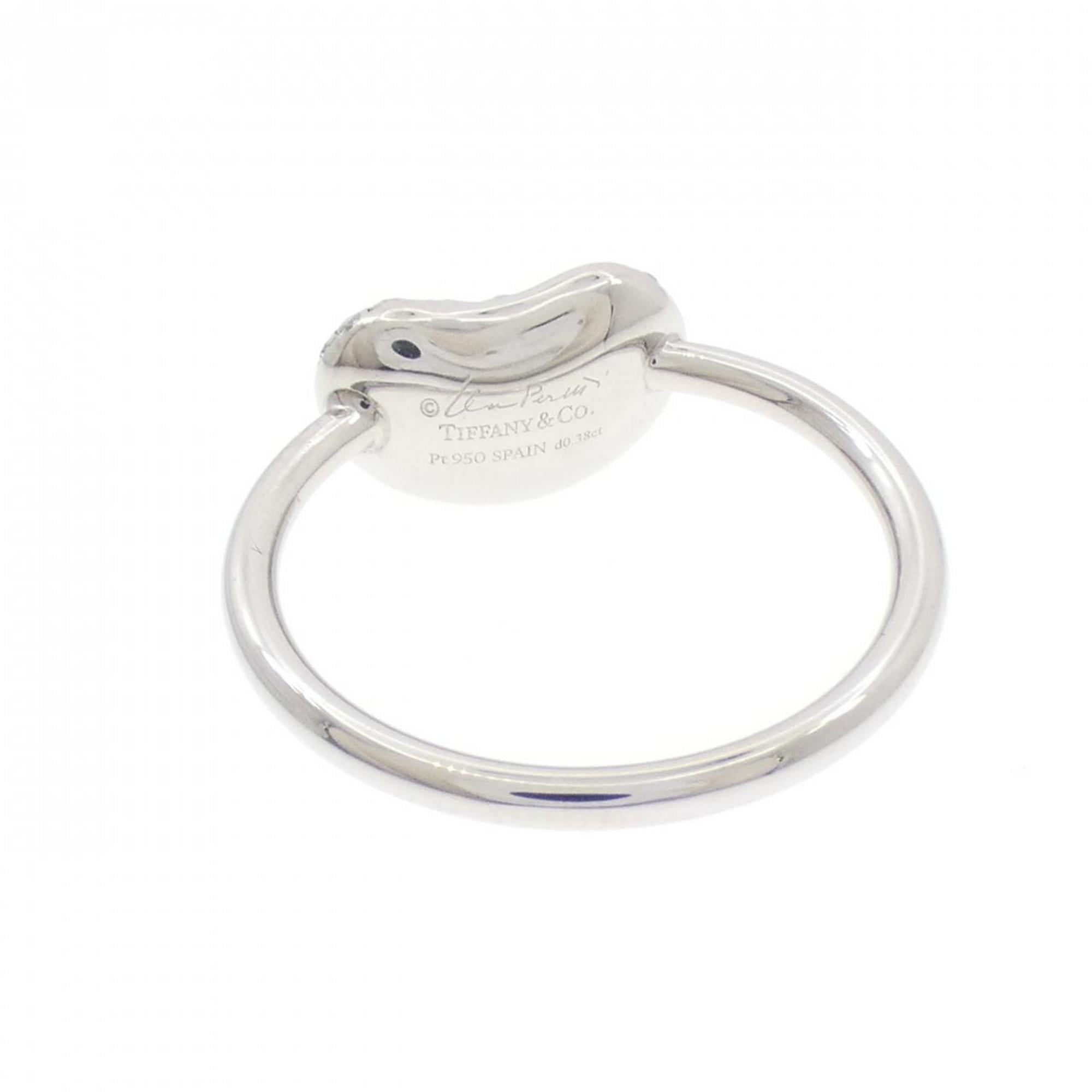Tiffany Bean Platinum 950 Band Ring (Pre-Owned)