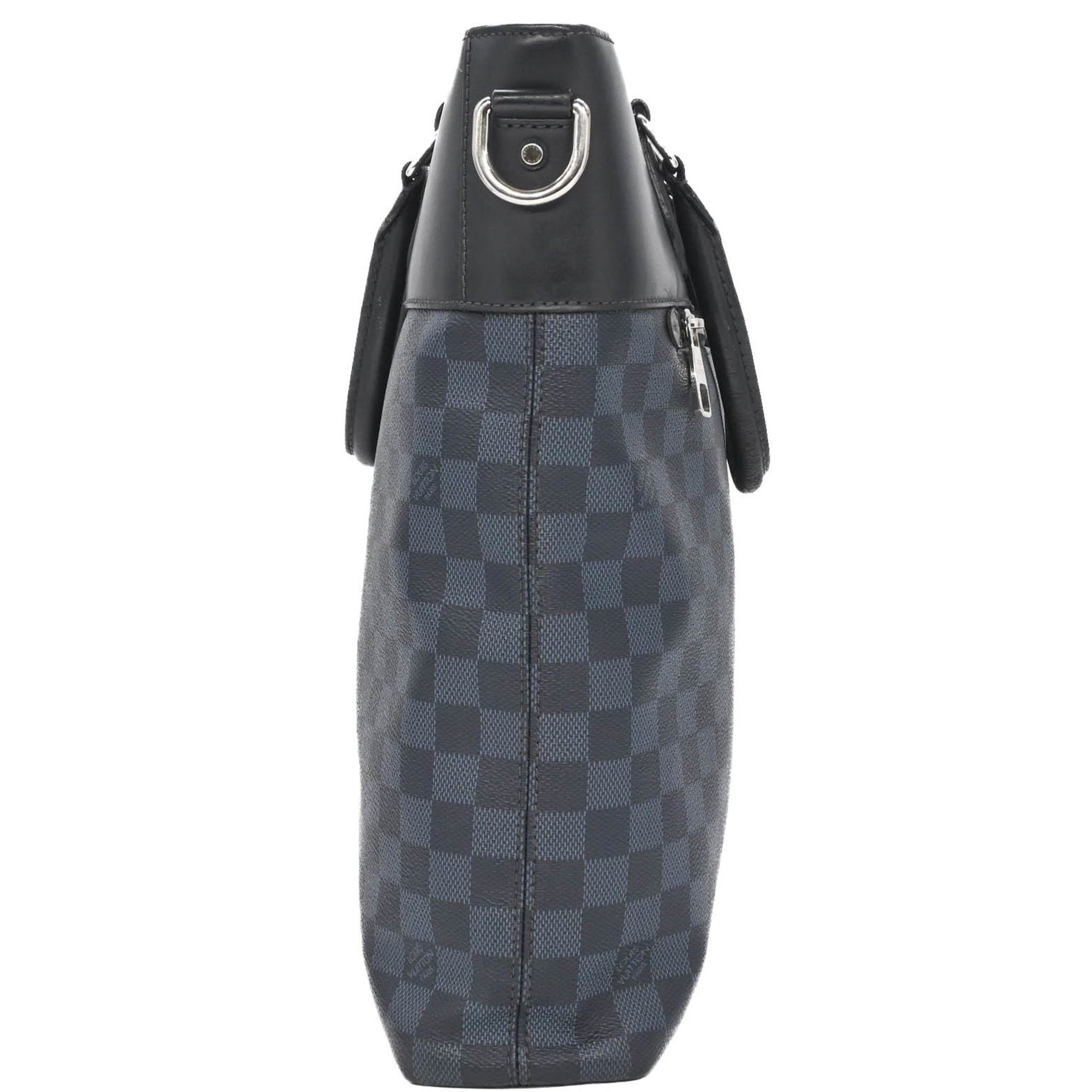 Louis Vuitton Black Cobalt Shoulder Bag Tote Bag (Pre-Owned)