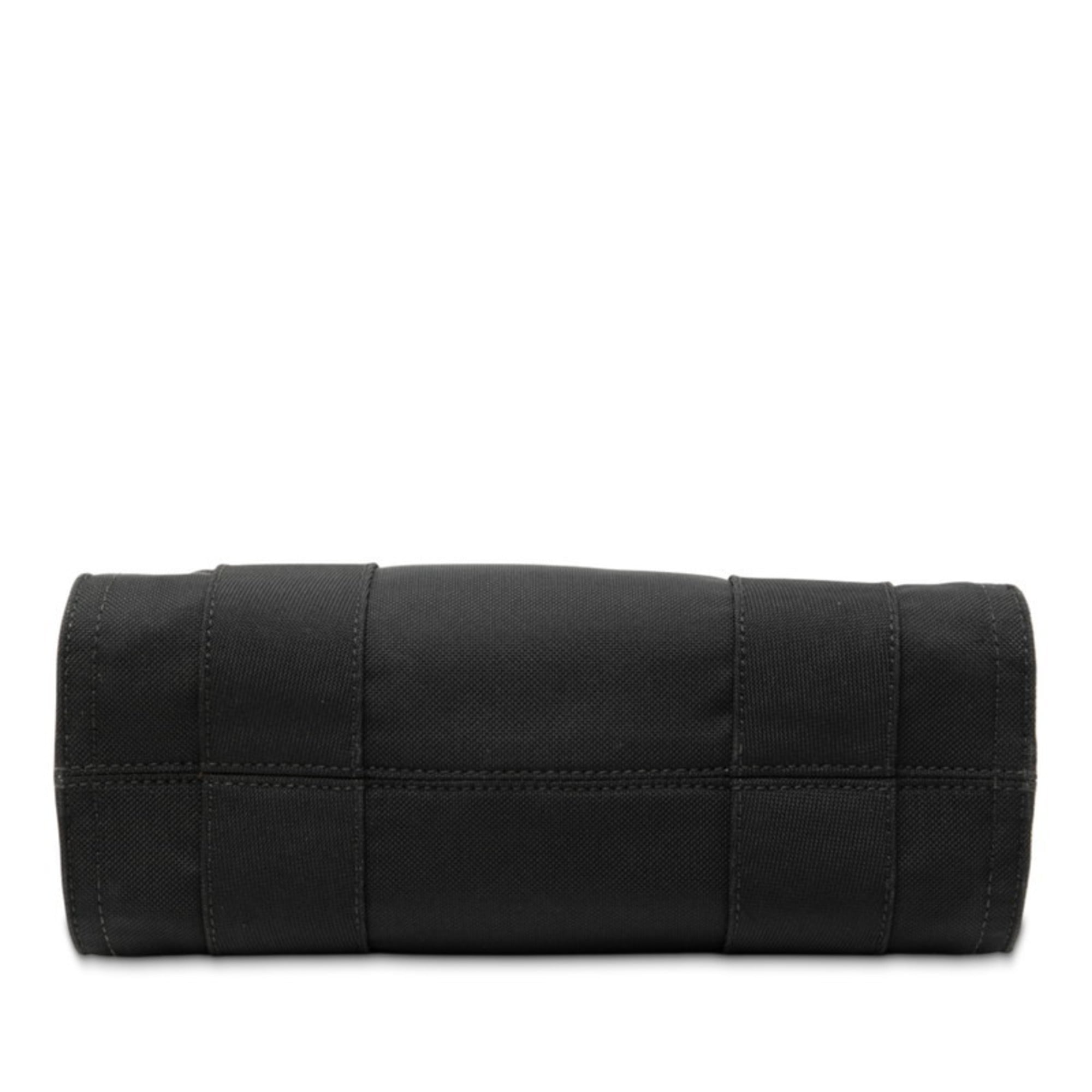 Balenciaga Black Canvas Handbag Shoulder Bag (Pre-Owned)