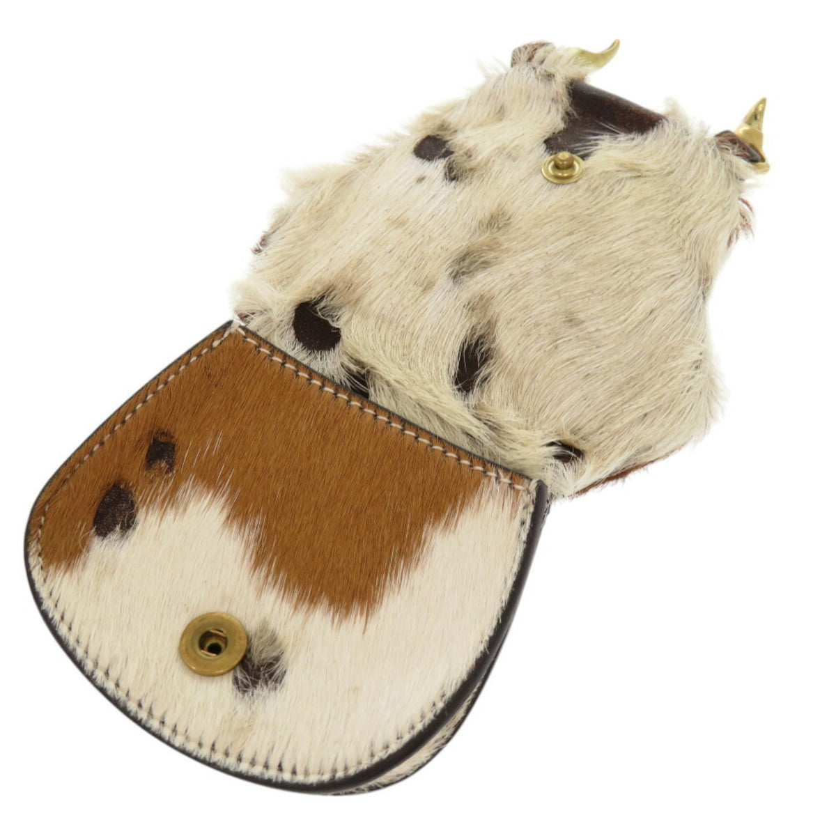 Vivienne Westwood Brown Leather Coin Purse/Coin Case (Pre-Owned)