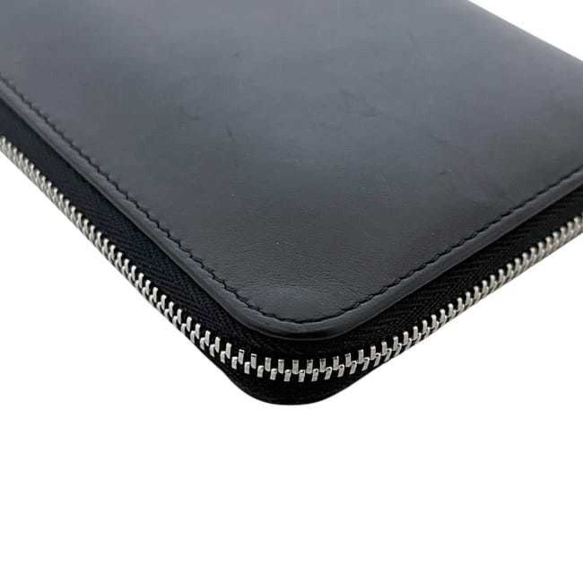 Loewe Black Multi-Color Leather Long Wallet (Bi-Fold) (Pre-Owned)