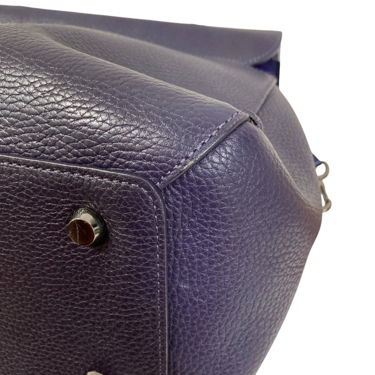 Longchamp Purple Handbag Tote Bag (Pre-Owned)