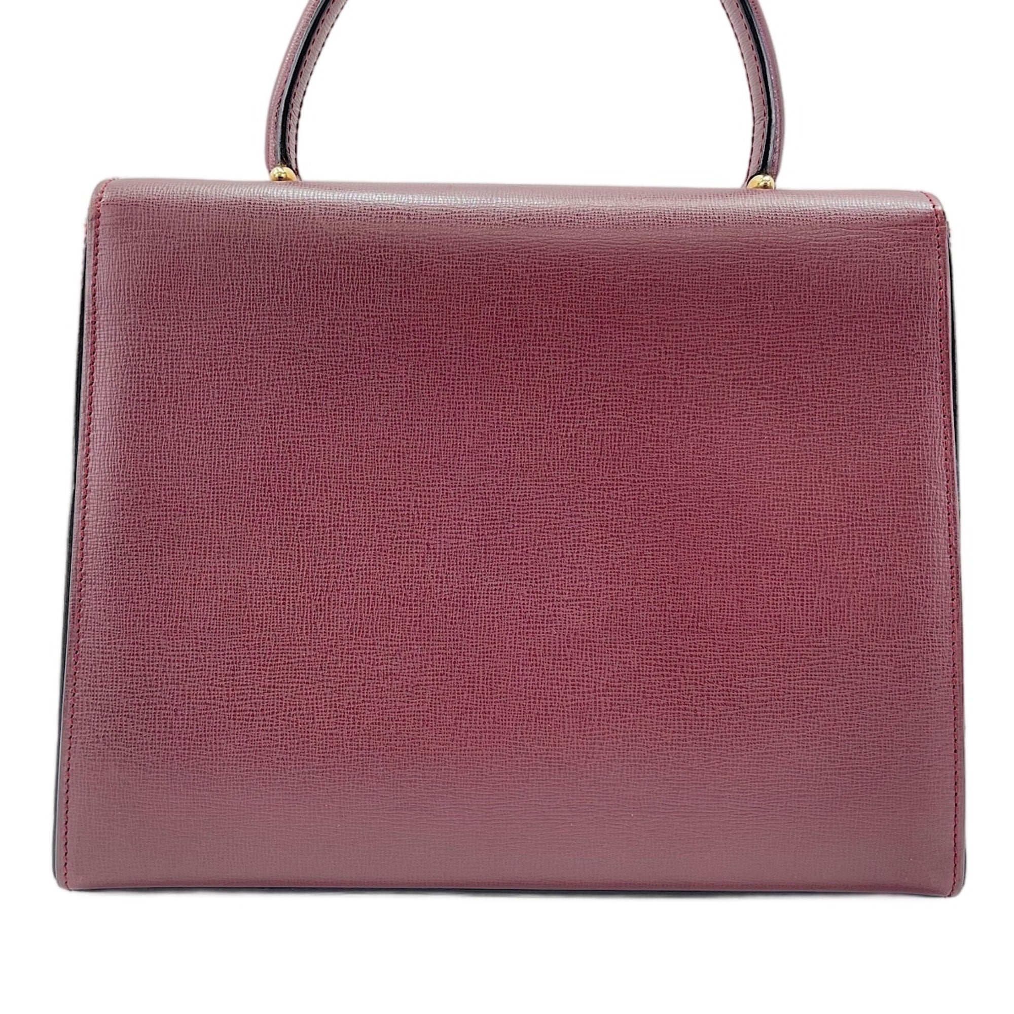 Cartier Wine Red Handbag (Pre-Owned)