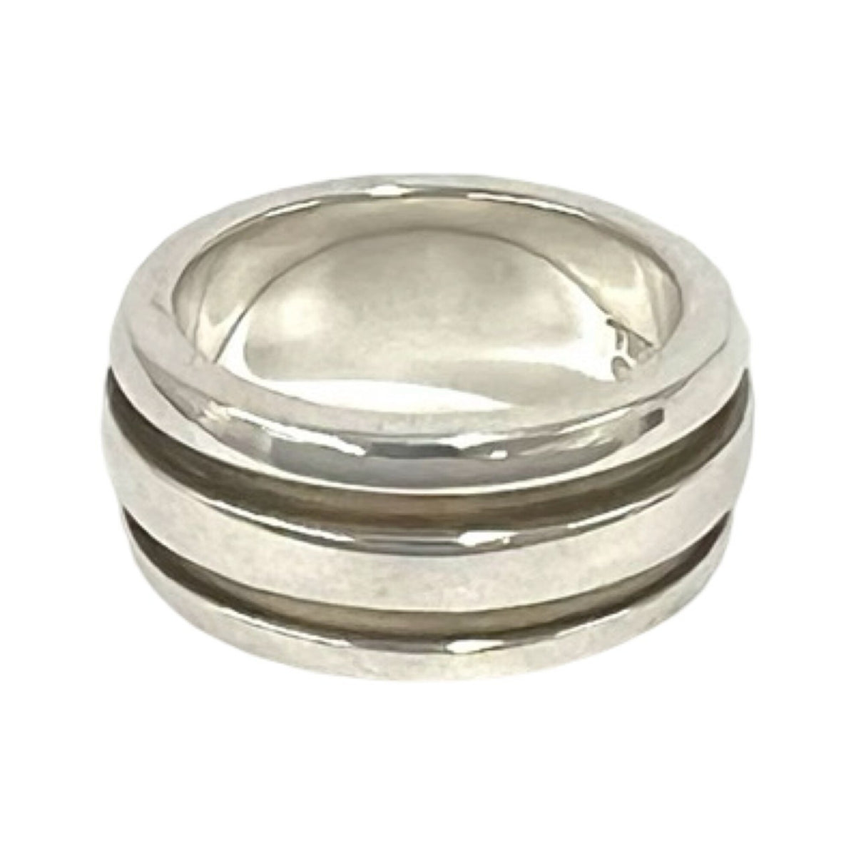 Tiffany Silver Silver 925 Band Ring (Pre-Owned)