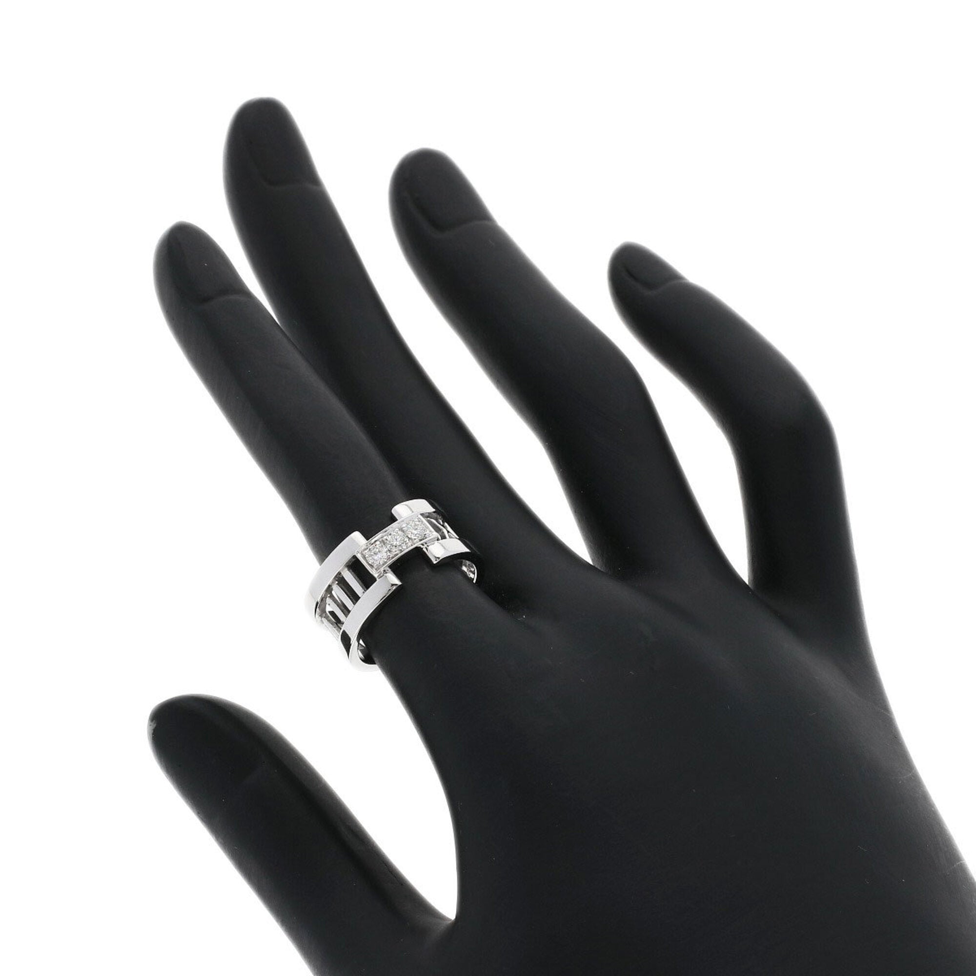 Tiffany Atlas White Gold (18K) Band Ring (Pre-Owned)