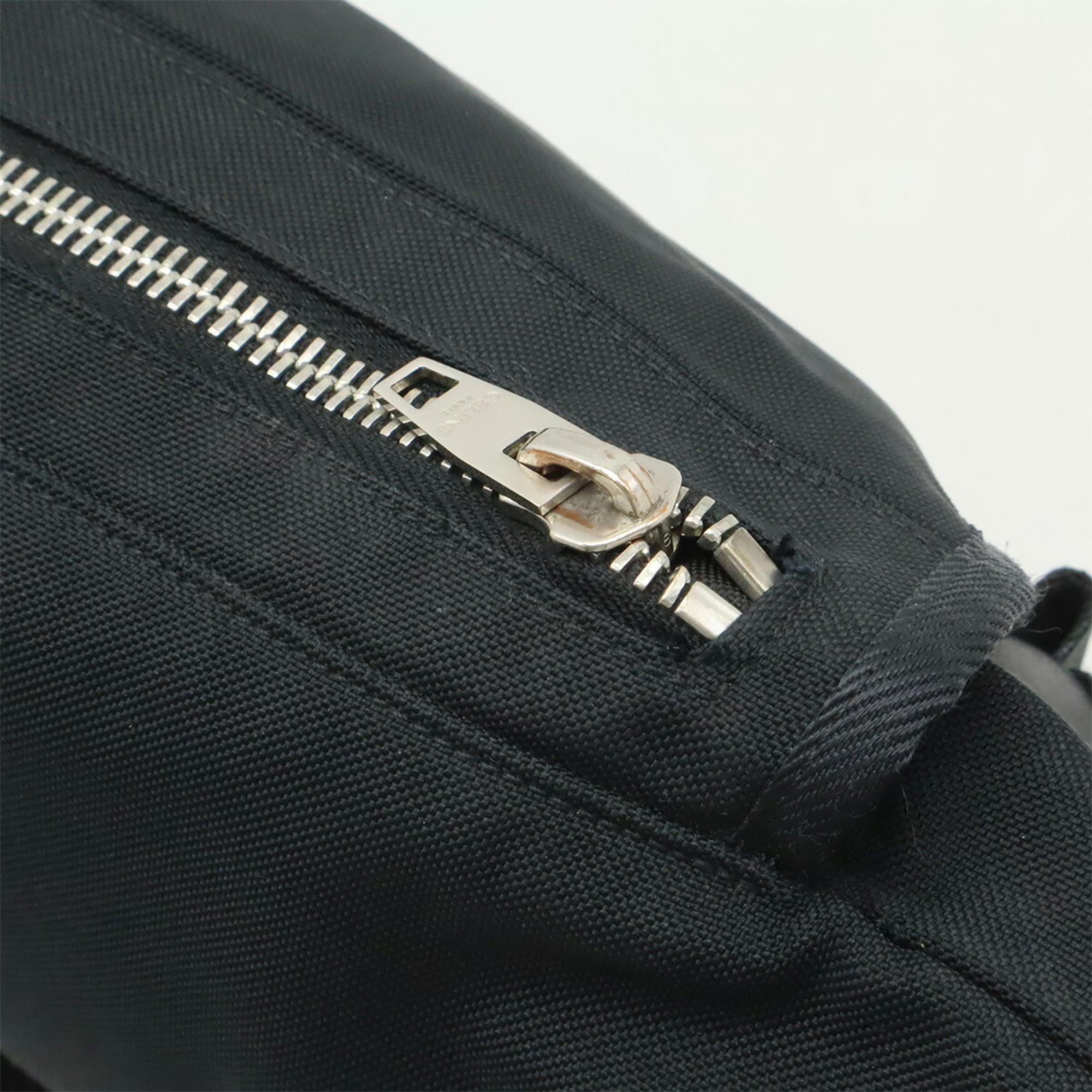 Celine Black White Nylon Handbag Shoulder Bag Sling Bag (Pre-Owned)