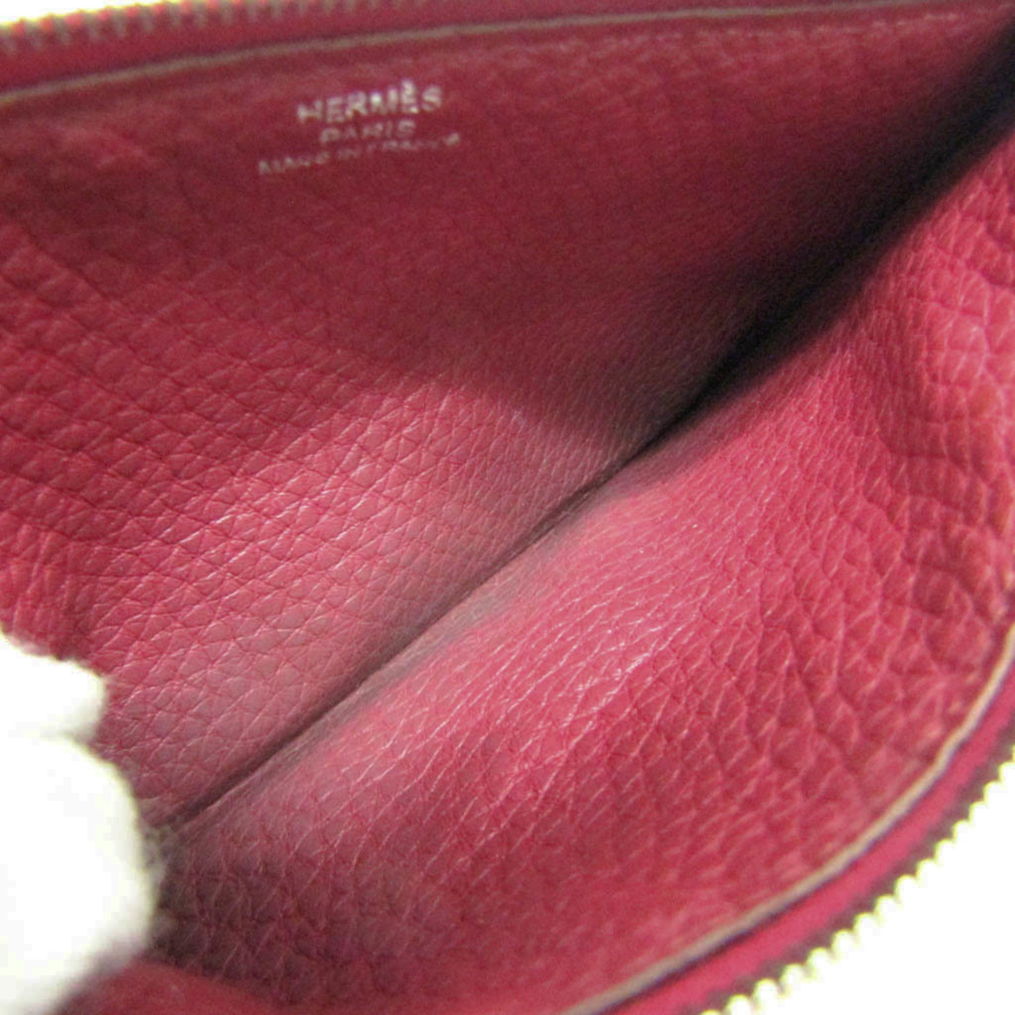 Hermes Dogon Wine Togo Leather Long Wallet (Bi-Fold) (Pre-Owned)