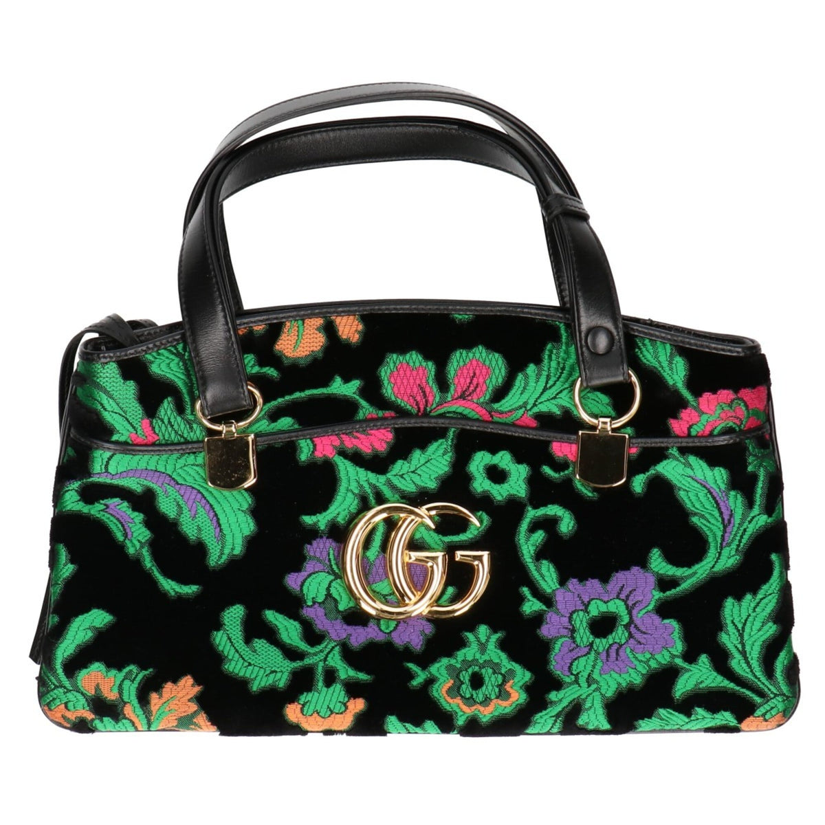 Gucci Black Leather Handbag (Pre-Owned)