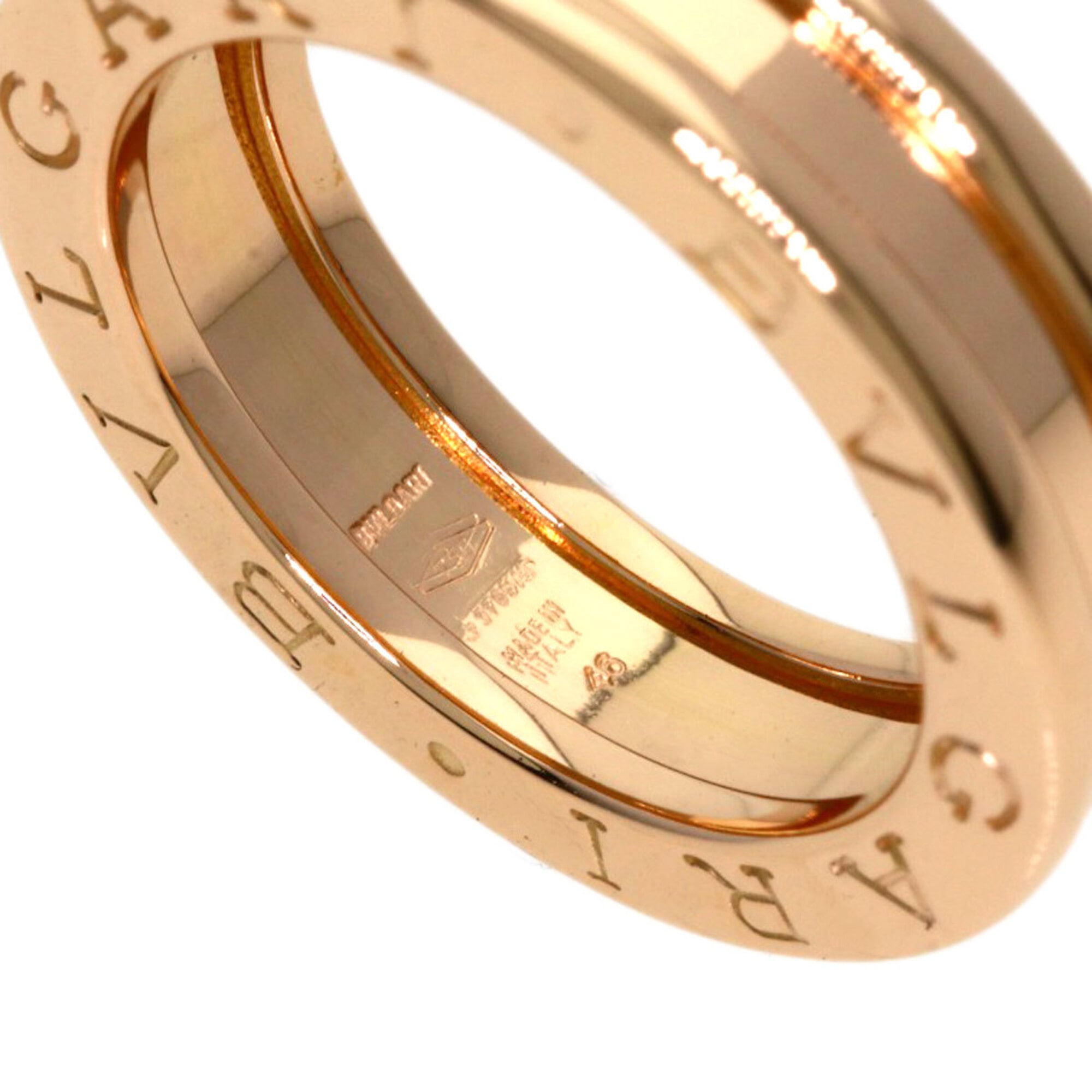 Bvlgari Pink Gold (18K) Band Ring (Pre-Owned)