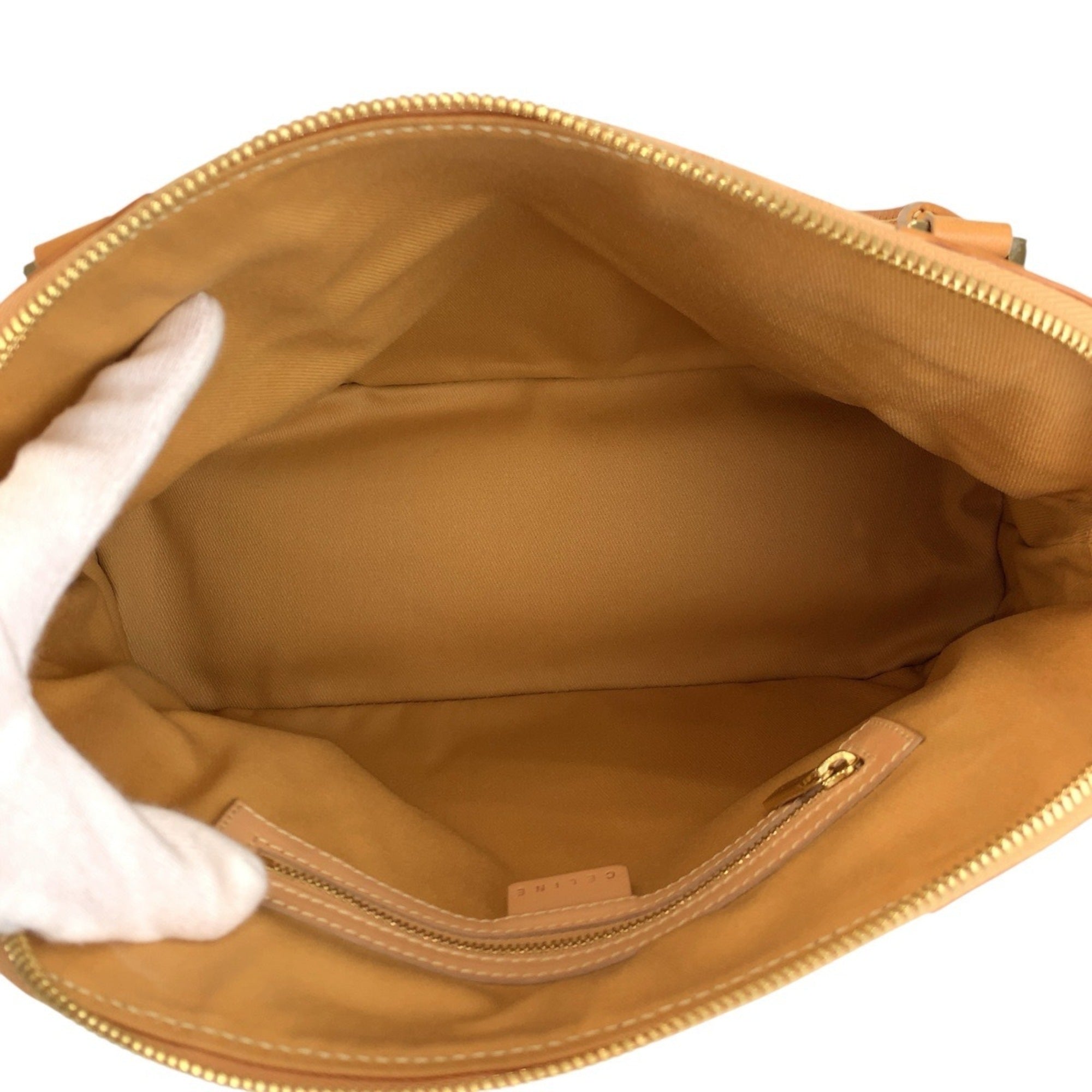 Celine Beige Camel Pvc Leather Handbag Shoulder Bag (Pre-Owned)