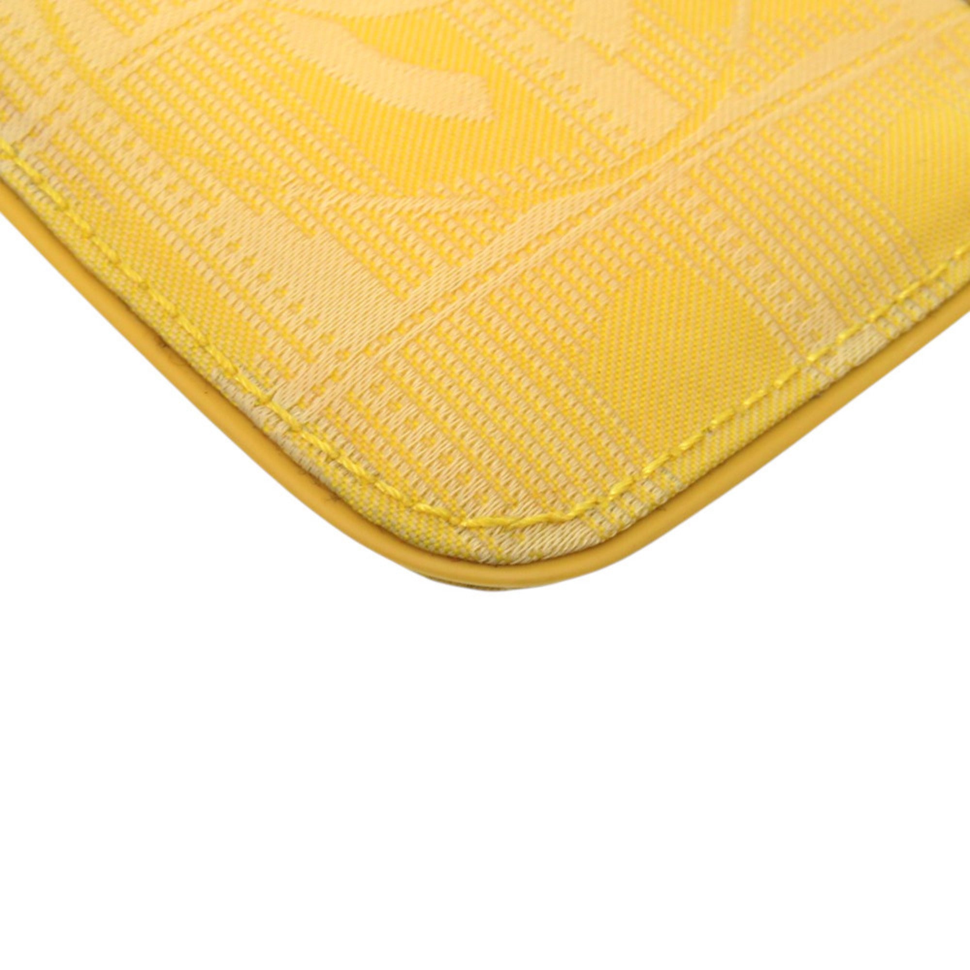 Chanel Yellow Pvc Leather Coin Purse/Coin Case (Pre-Owned)