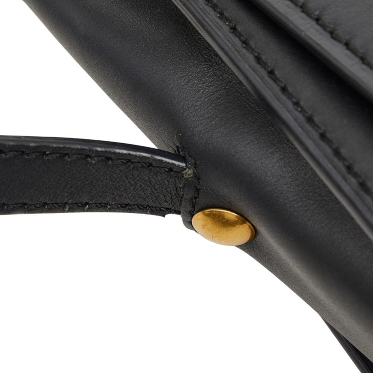 Saint Laurent Black Leather Shoulder Bag (Pre-Owned)