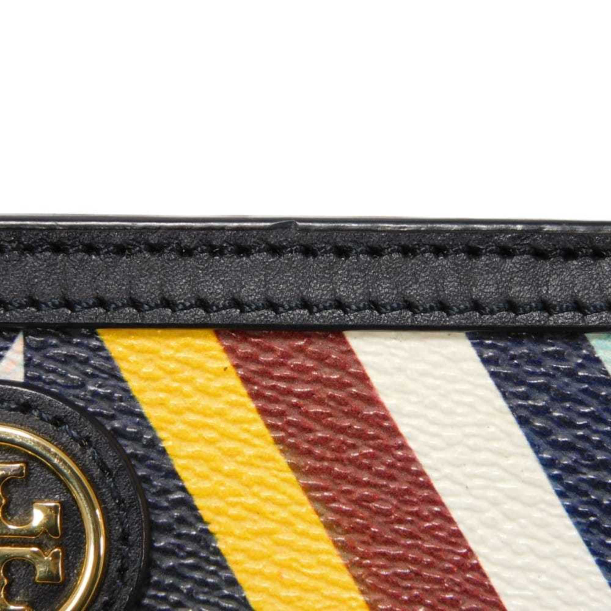 Tory Burch Multi-Color Pvc Clutch Bag Pouch (Pre-Owned)