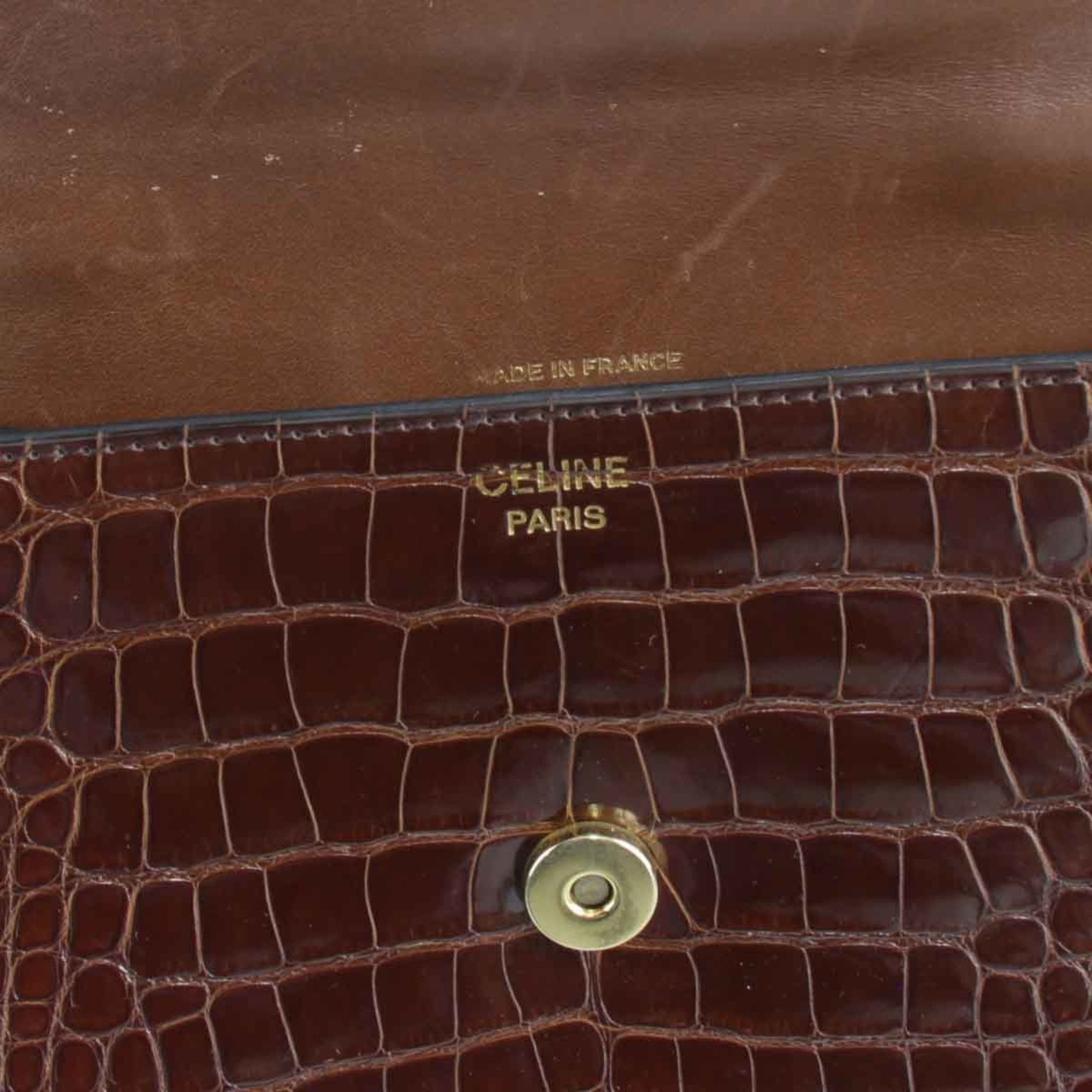 Celine Brown Leather Handbag (Pre-Owned)