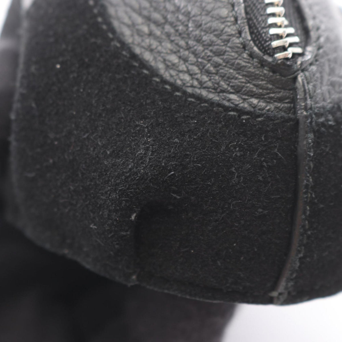 Loewe Black Leather Suede Coin Purse/Coin Case (Pre-Owned)