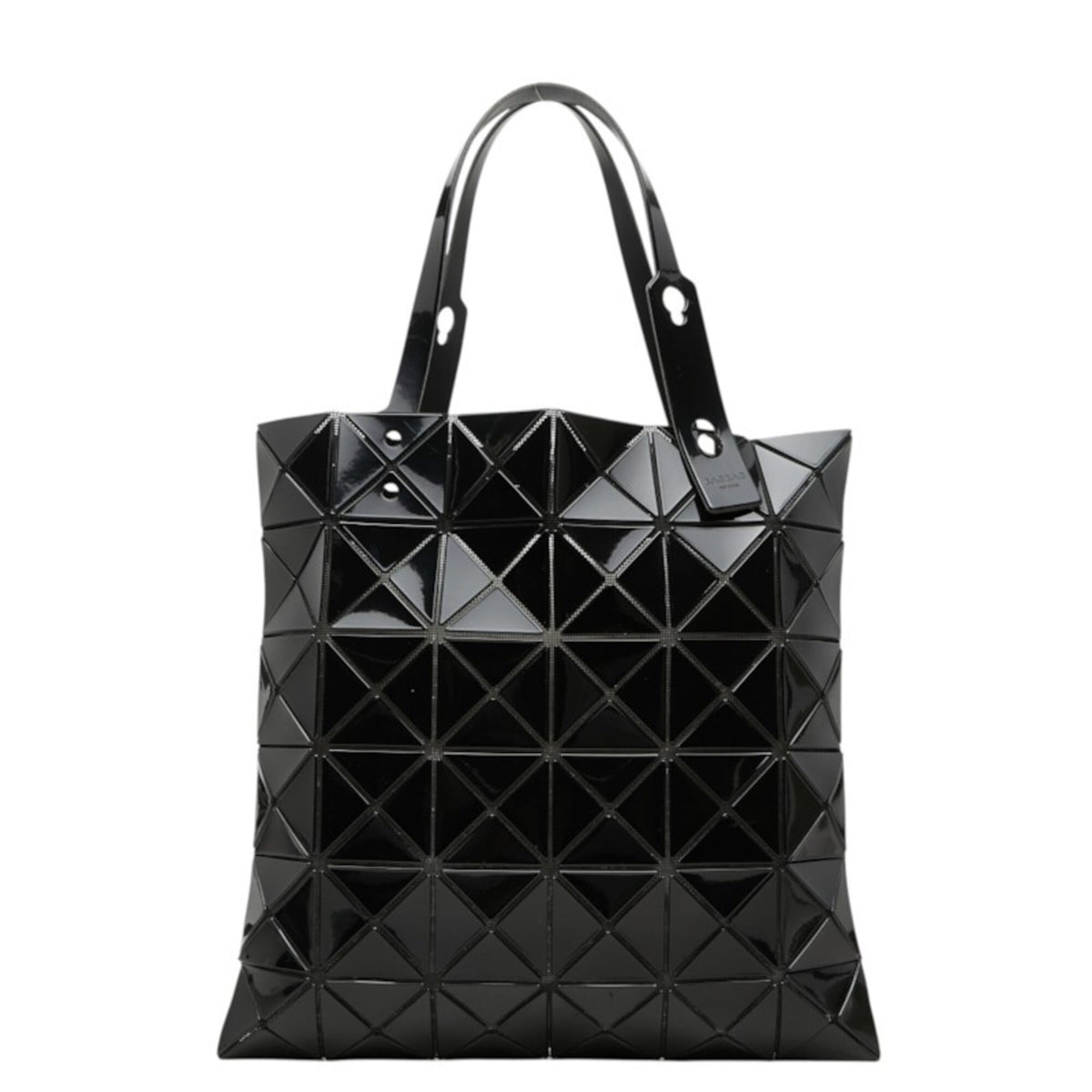 Issey Miyake Black Pvc Shoulder Bag Tote Bag (Pre-Owned)