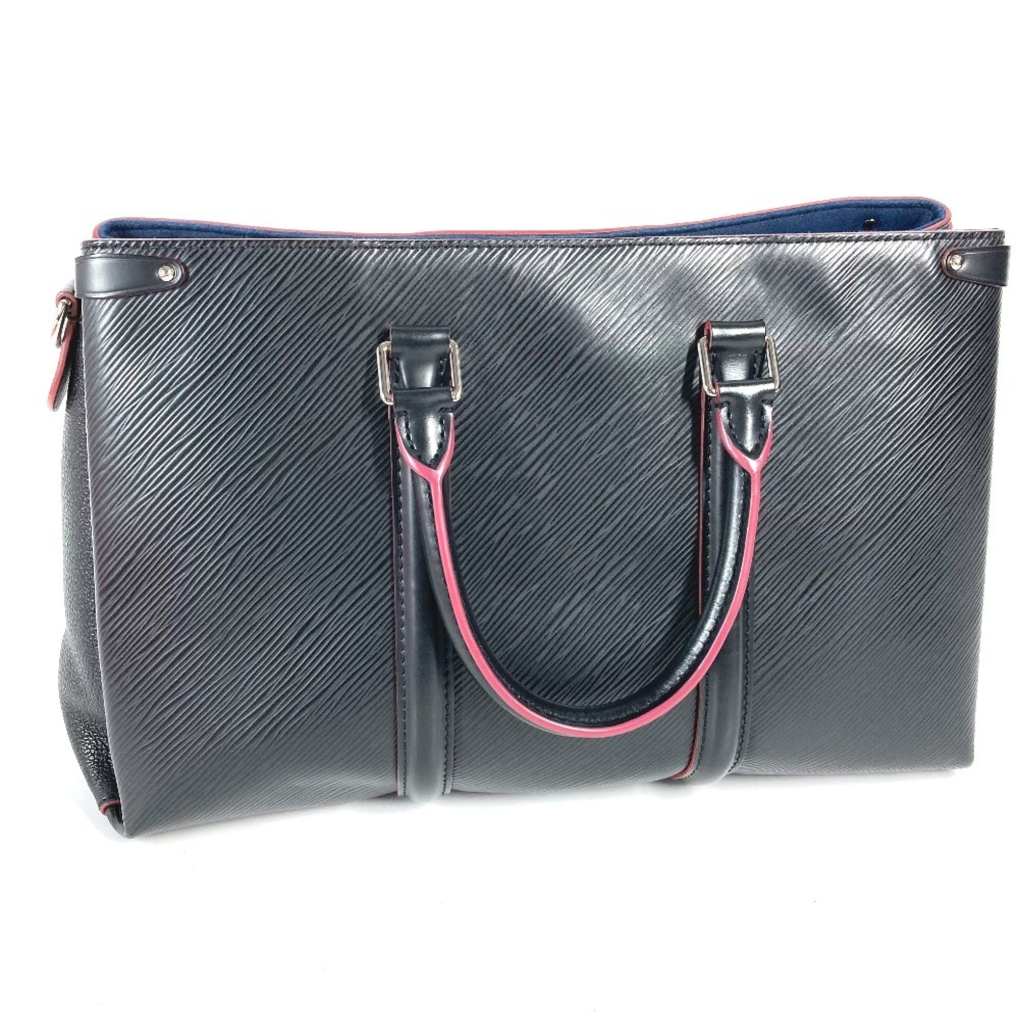 Louis Vuitton Bicolor Black Noir Pink Epi Leather Handbag Shoulder Bag Tote Bag (Pre-Owned)