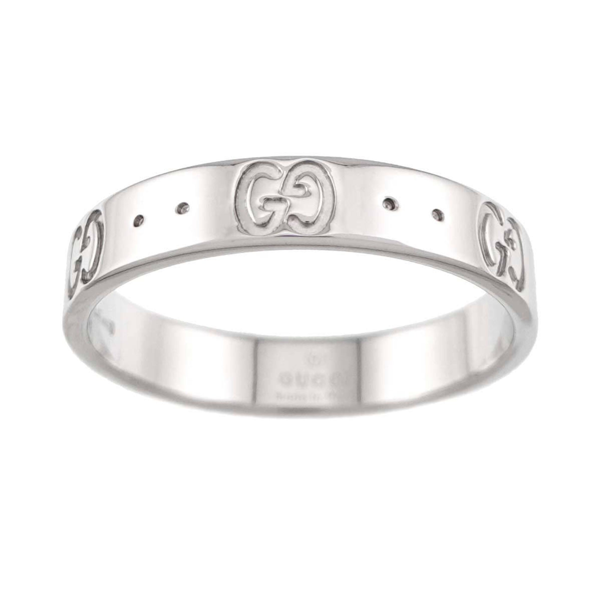 Gucci White Gold (18K) Band Ring (Pre-Owned)