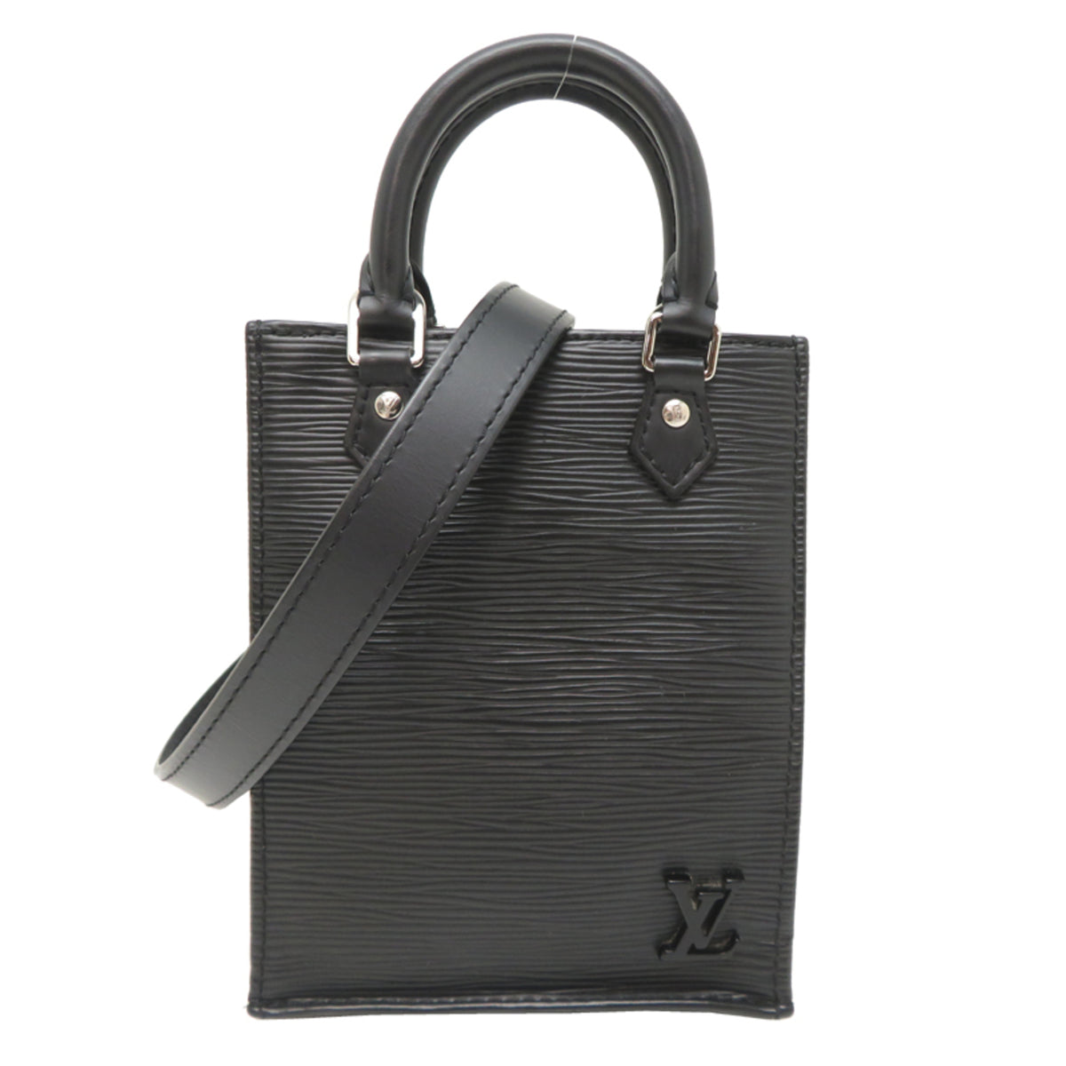Louis Vuitton Black Noir Epi Leather Handbag (Pre-Owned)