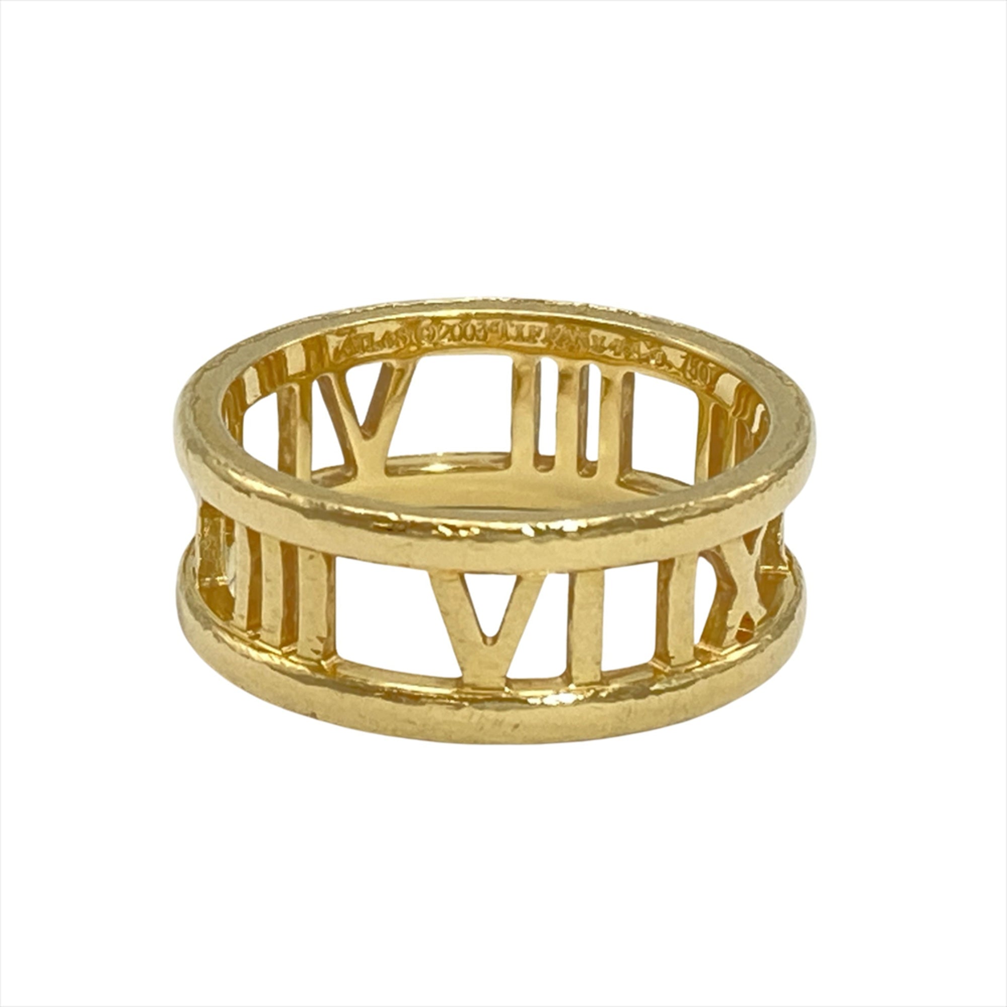 Tiffany Atlas Yellow Gold Yellow Gold (18K) Band Ring (Pre-Owned)