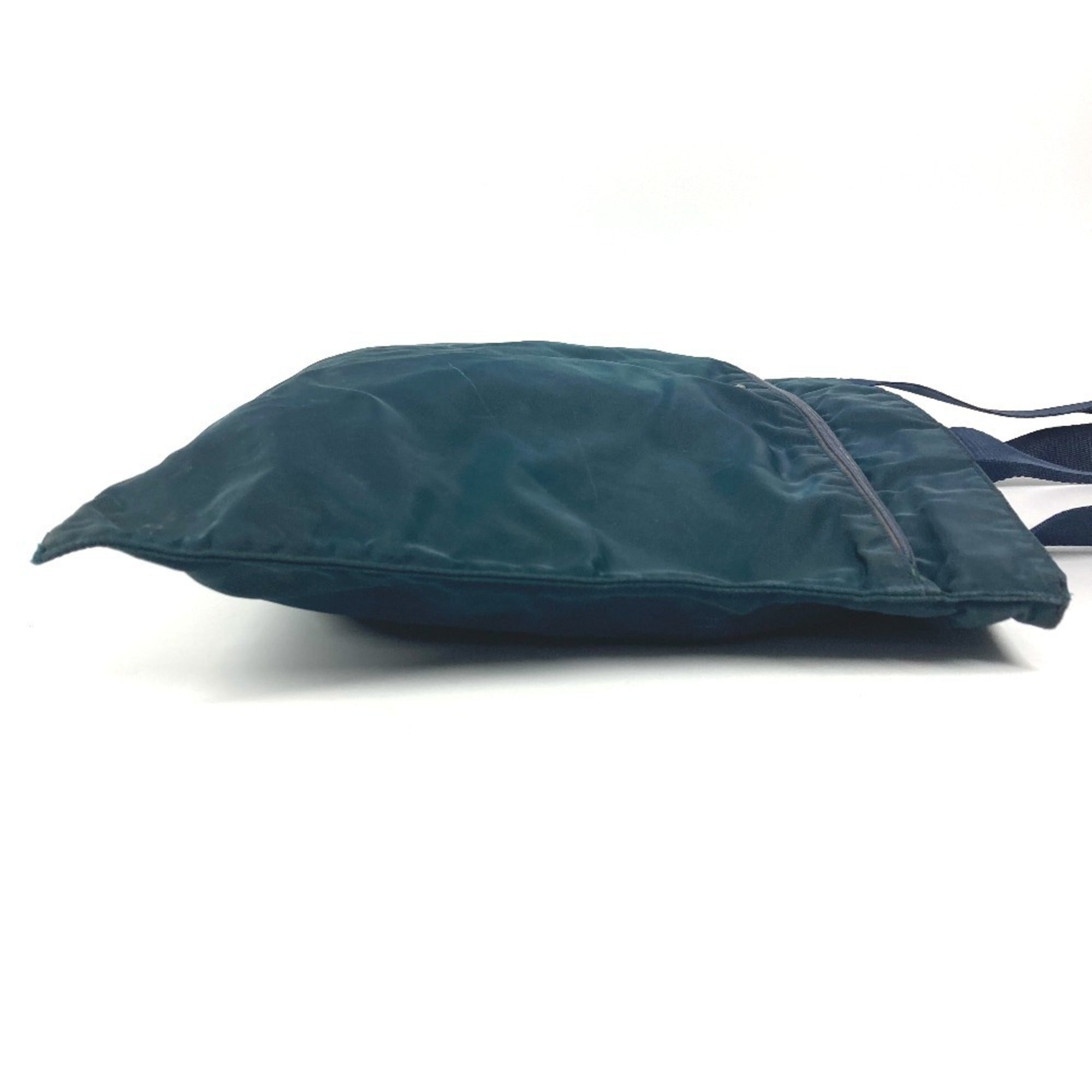 Prada Blue Nylon Shoulder Bag (Pre-Owned)
