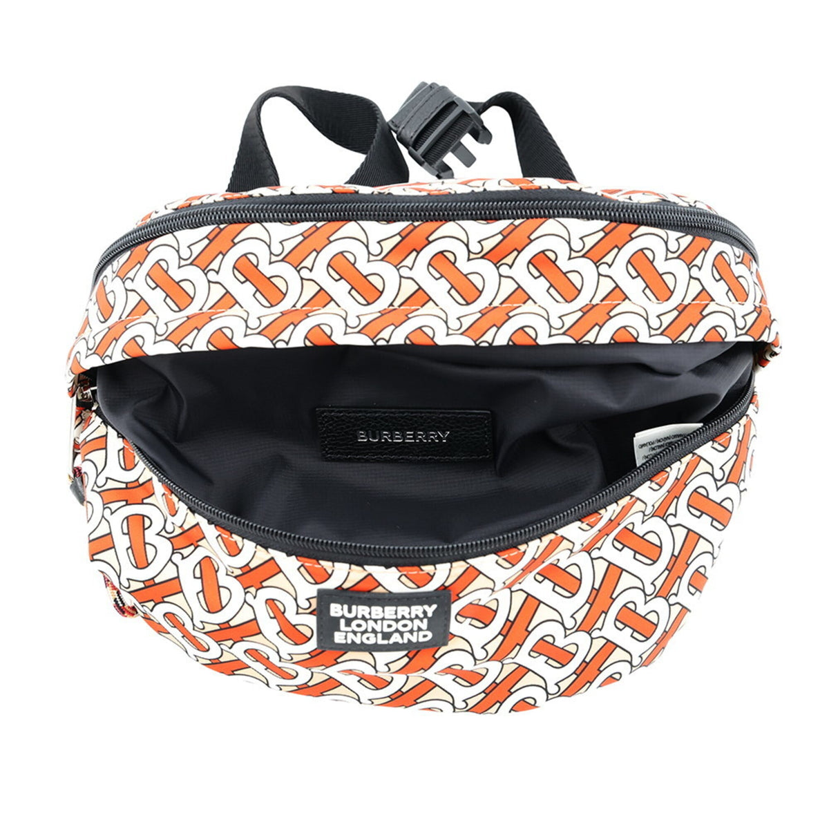 Burberry Beige Orange White Nylon Backpack Handbag Sling Bag (Pre-Owned)