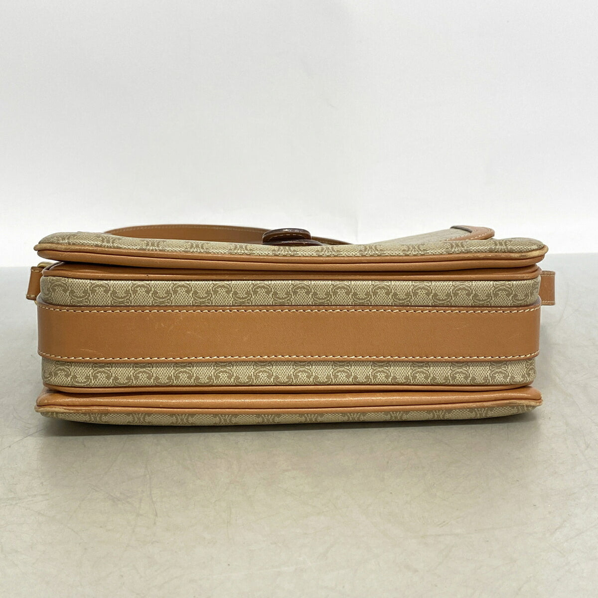 Celine Beige Brown Pvc Shoulder Bag (Pre-Owned)
