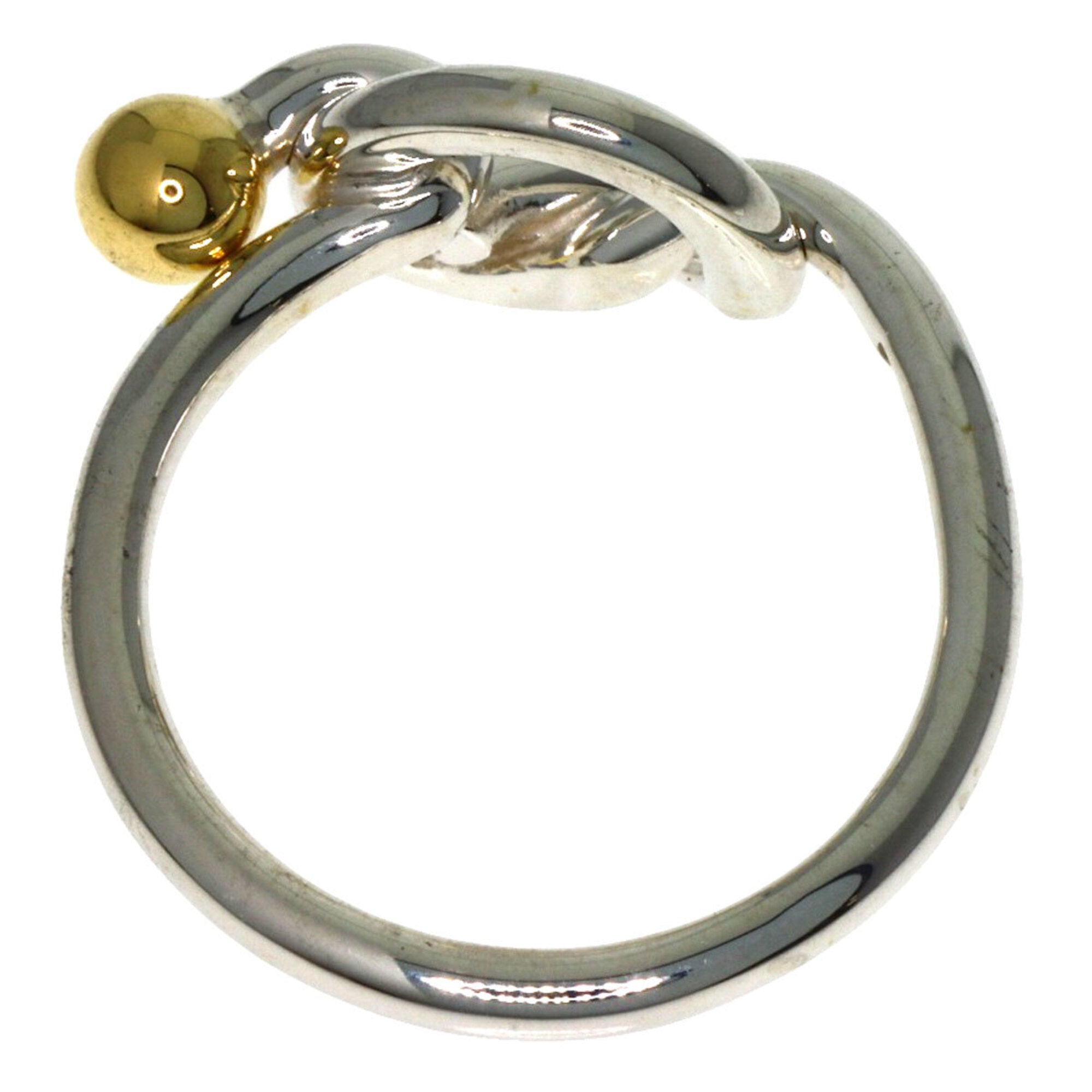 Tiffany Yellow Gold (18K) Silver Band Ring (Pre-Owned)